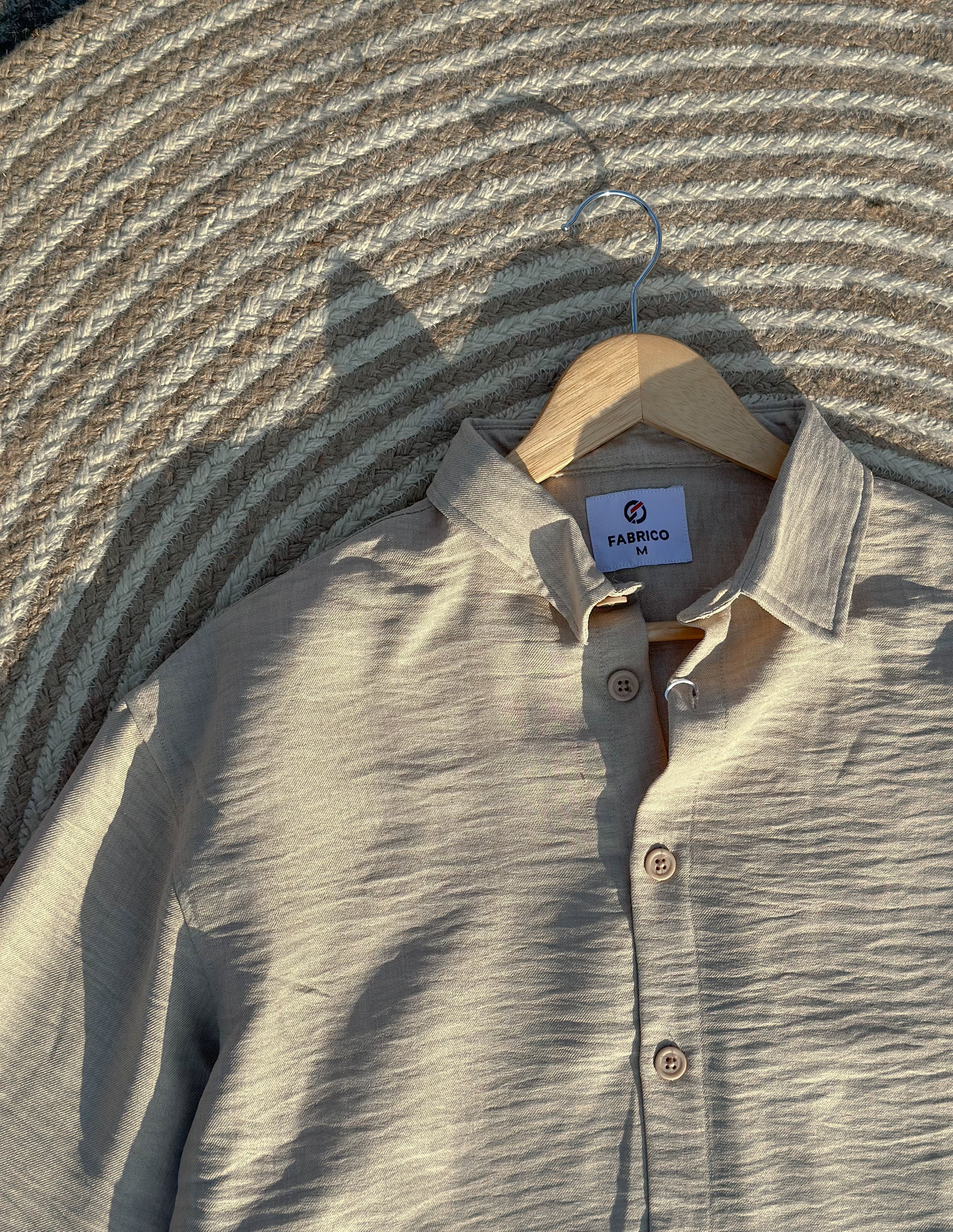 Off-white boxy shirt