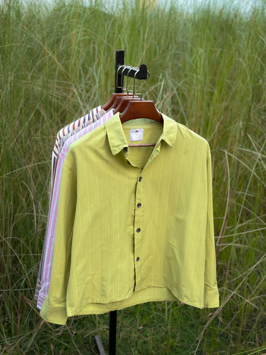 Mint boxy fit shirt