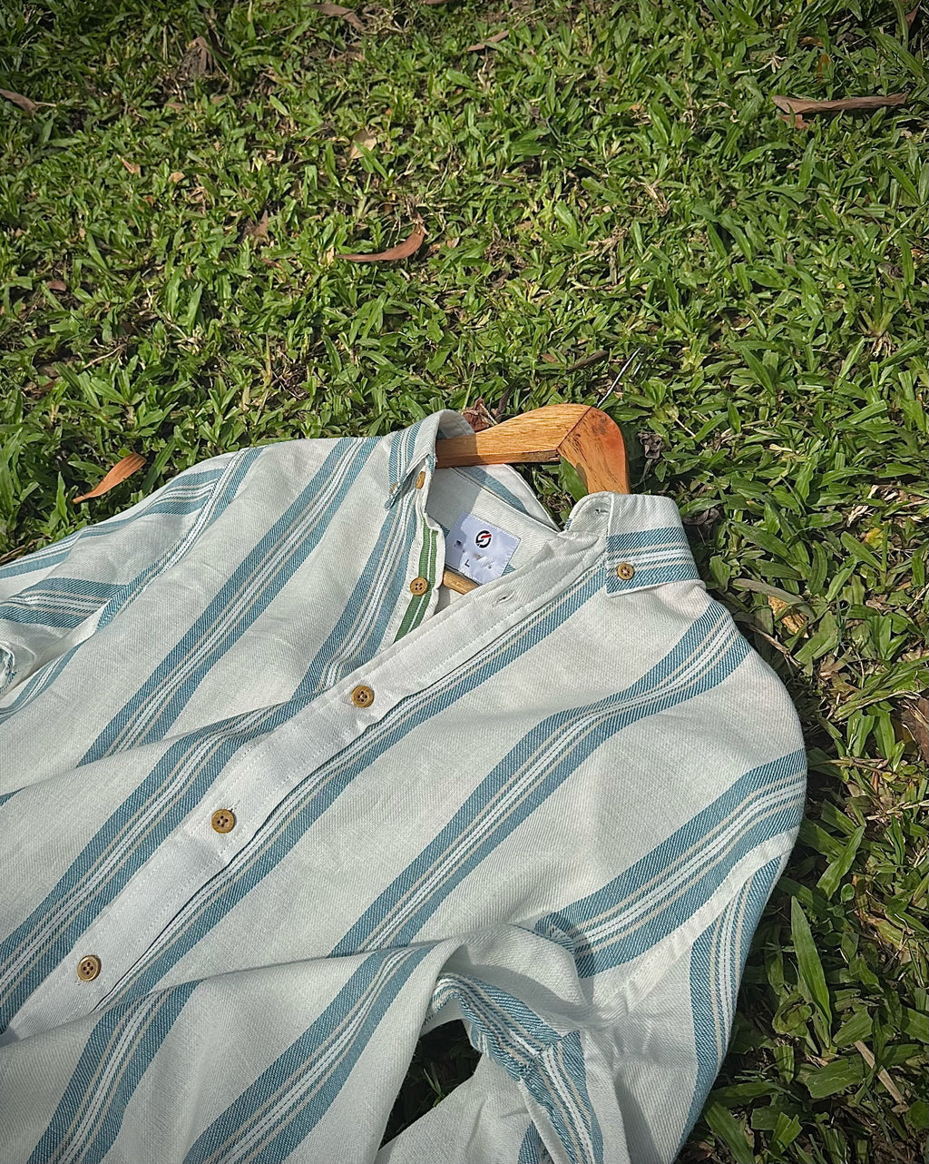 Sage Coast Stripe Shirt
