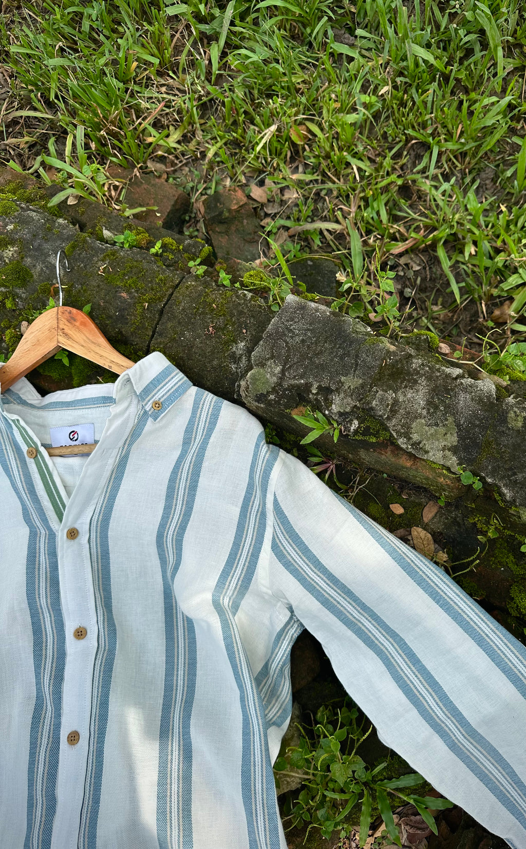 Sage Coast Stripe Shirt
