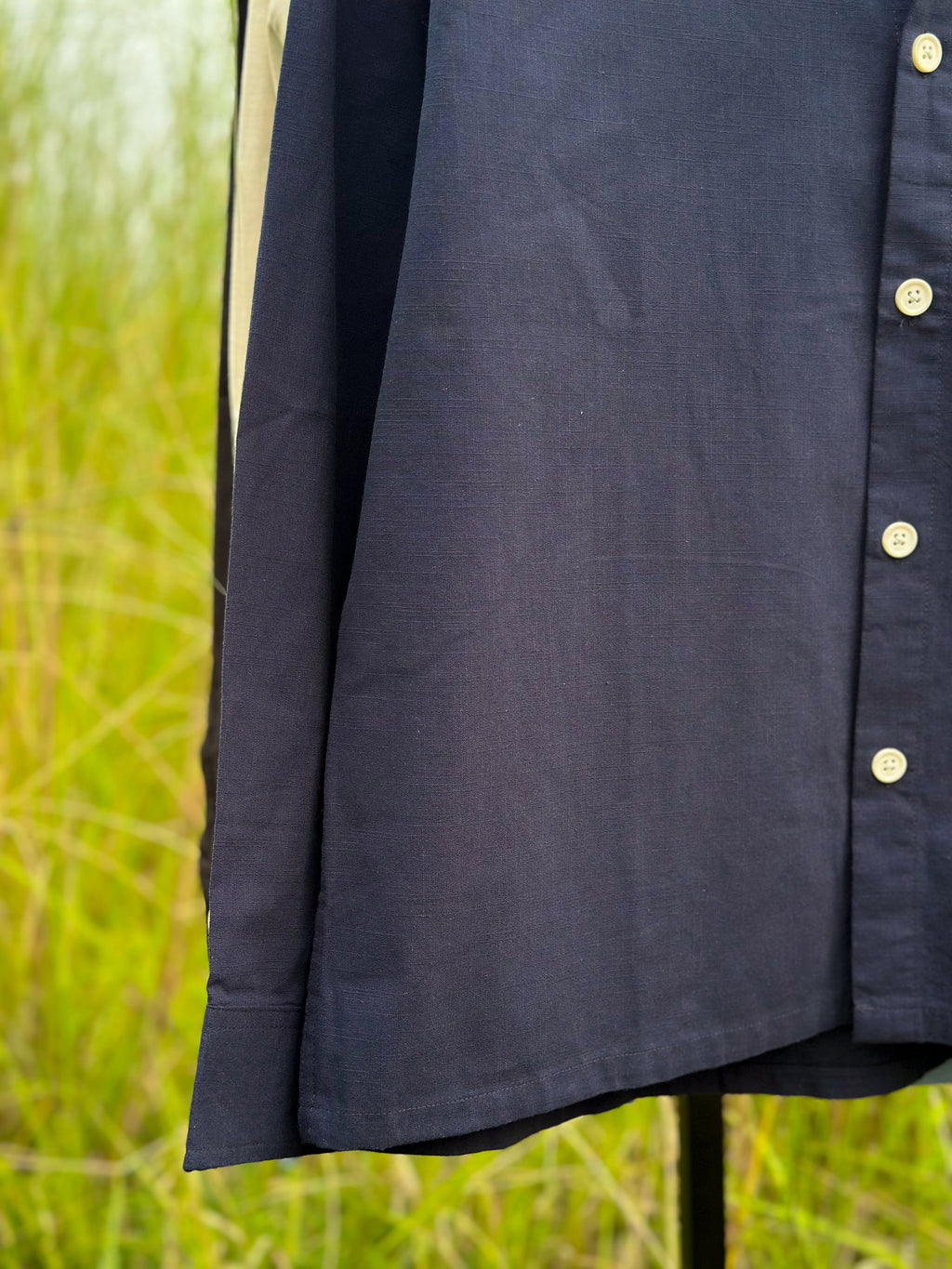 NavyBlue boxy embroidery fit