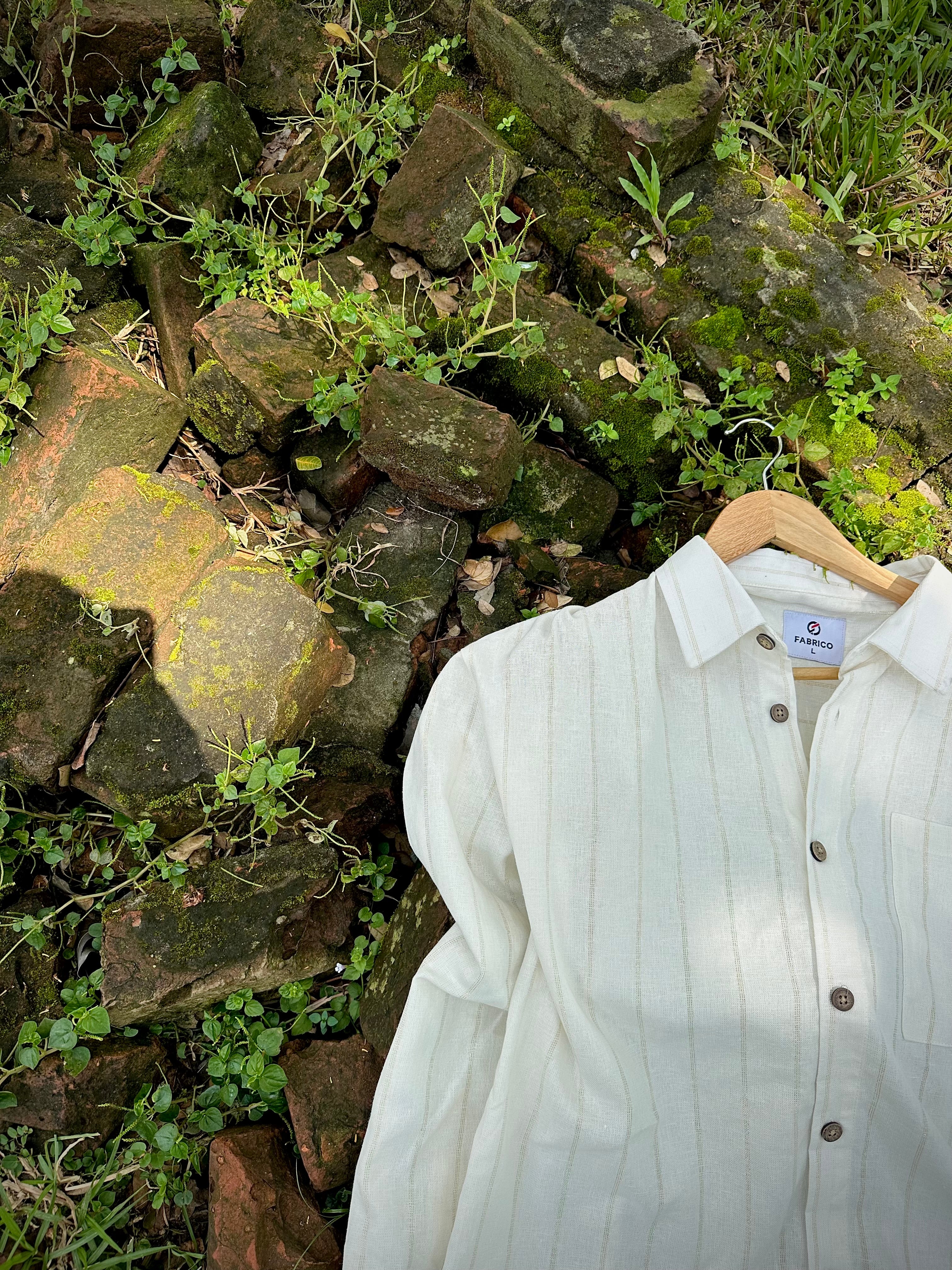 TreeWear White boxy shirt