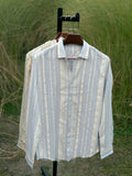 ck blue stripe shirt