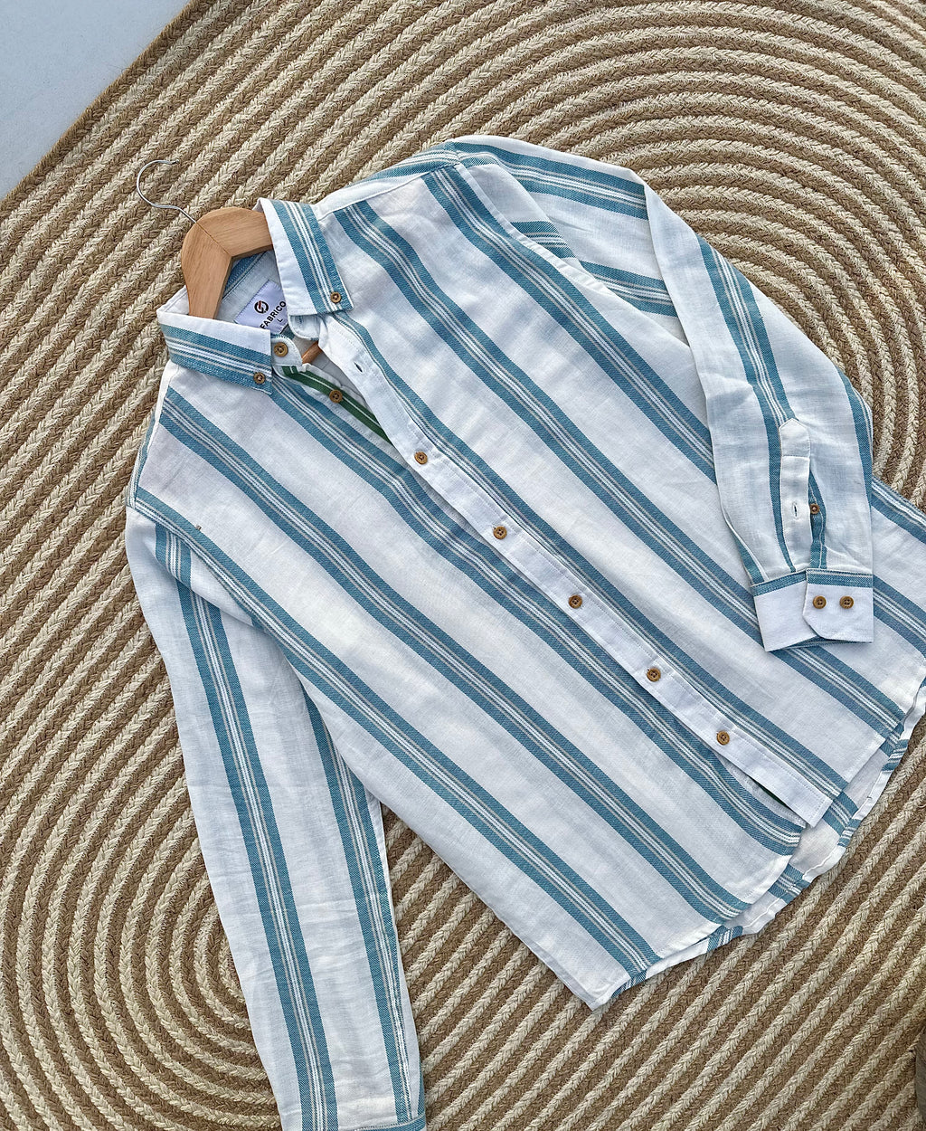 Sage Coast Stripe Shirt