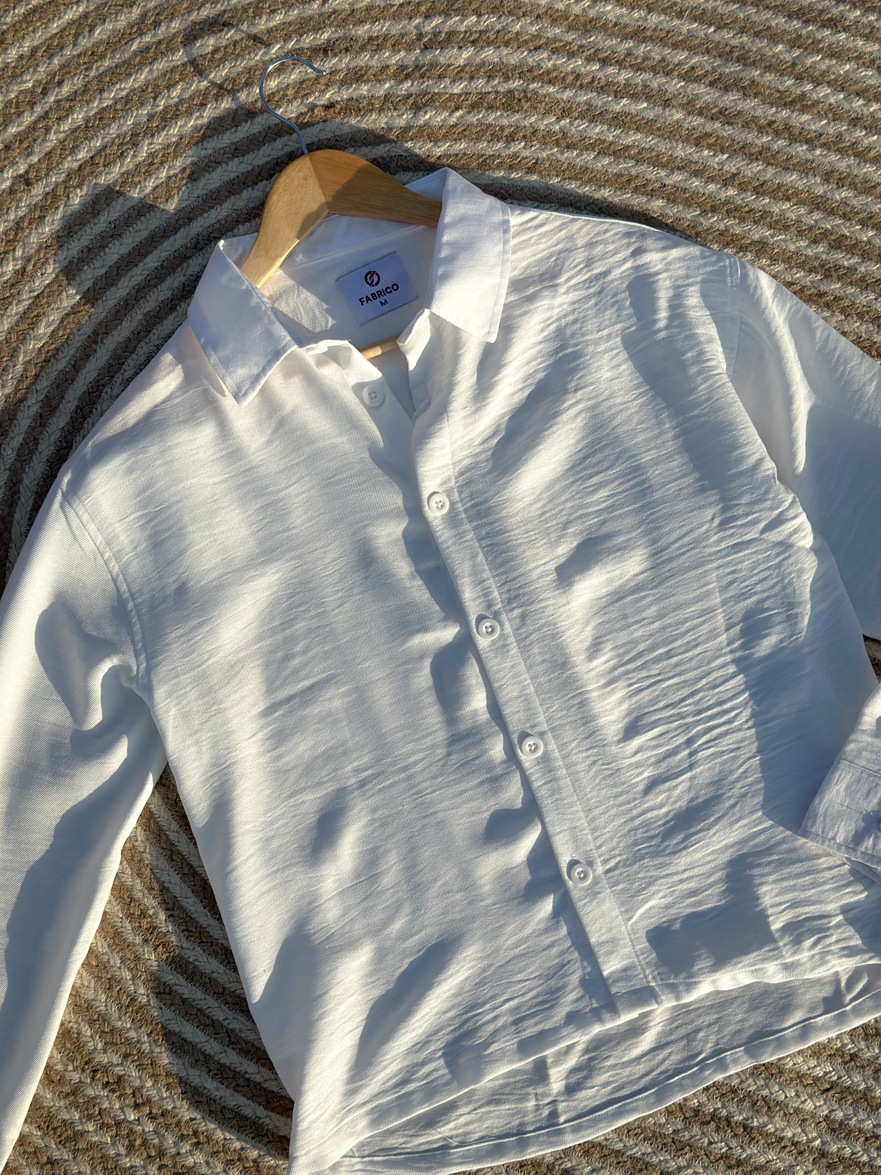 White boxy shirt