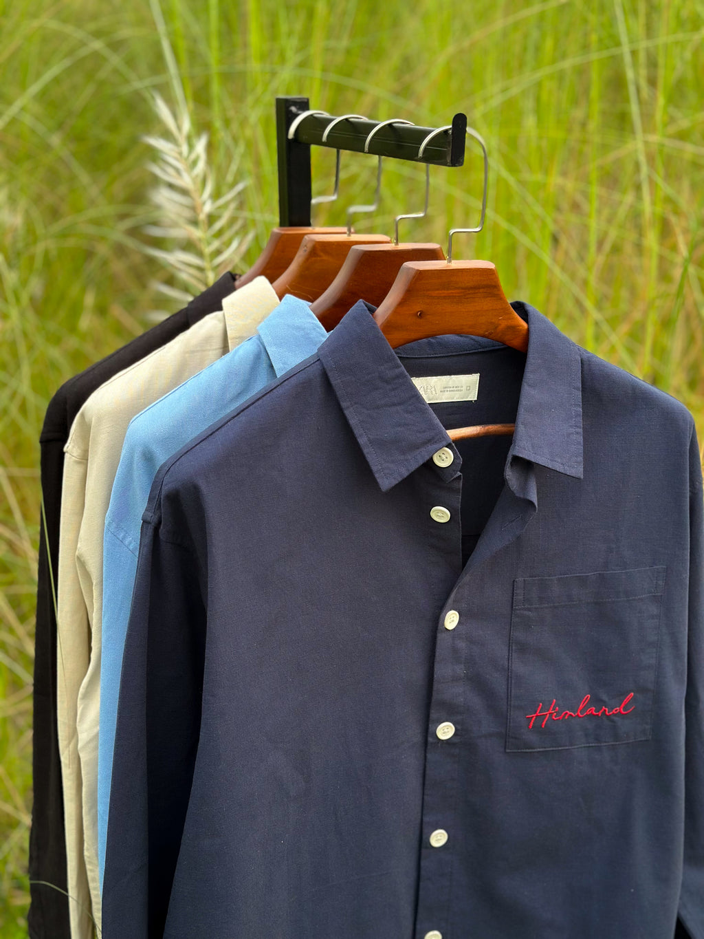 NavyBlue boxy embroidery fit