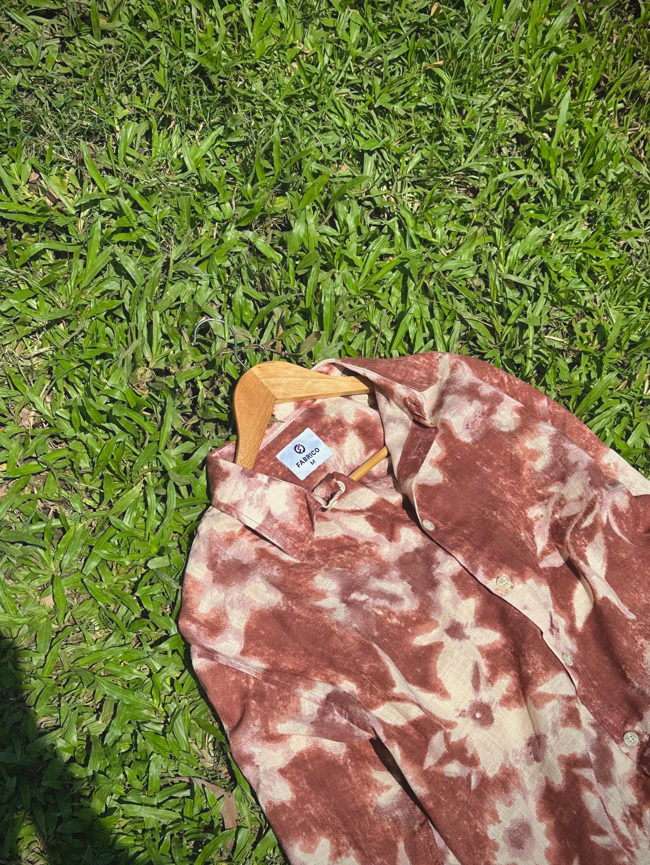 TreeWear printed boxy shirt