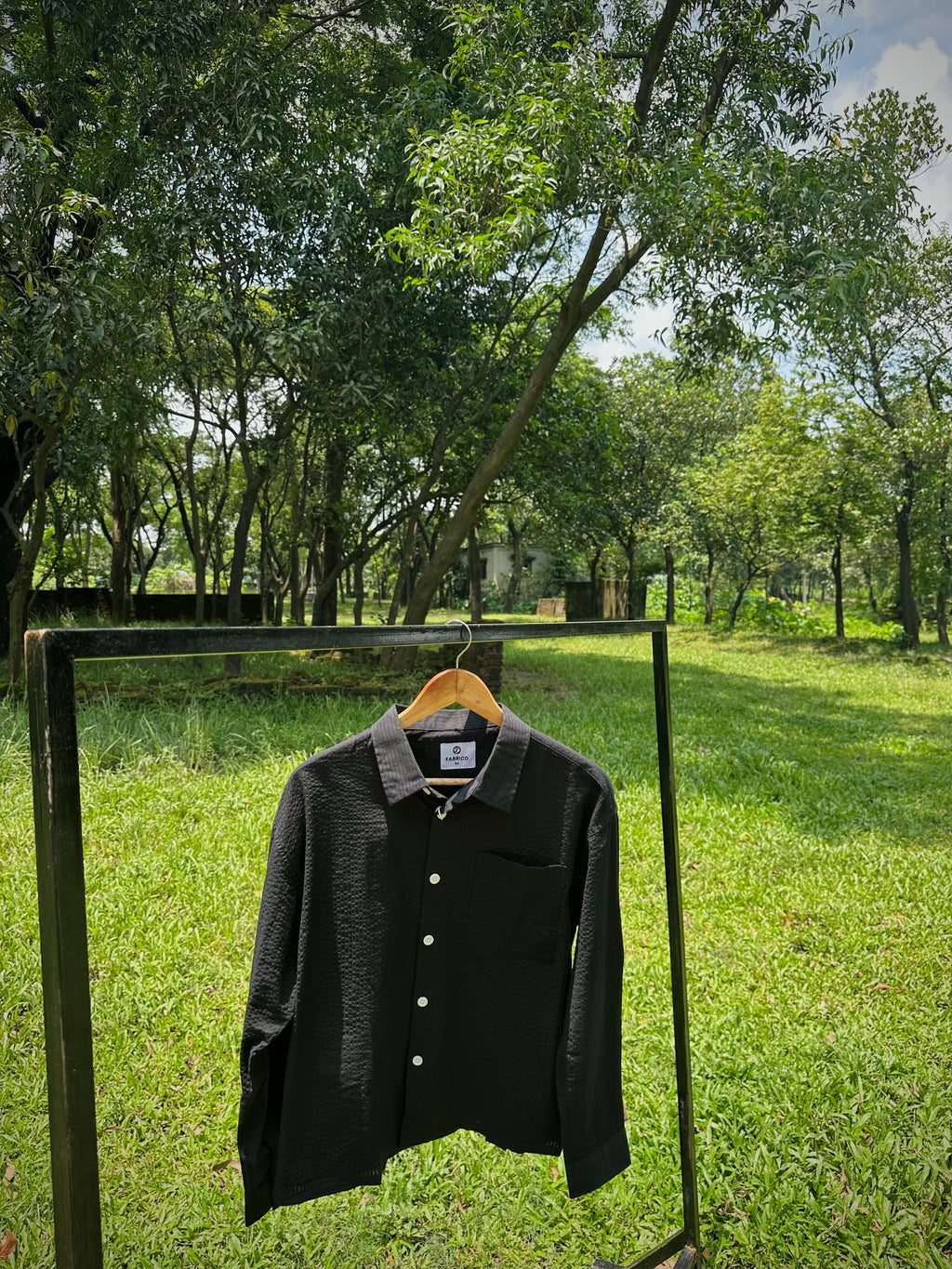 TreeWear Black boxy shirt
