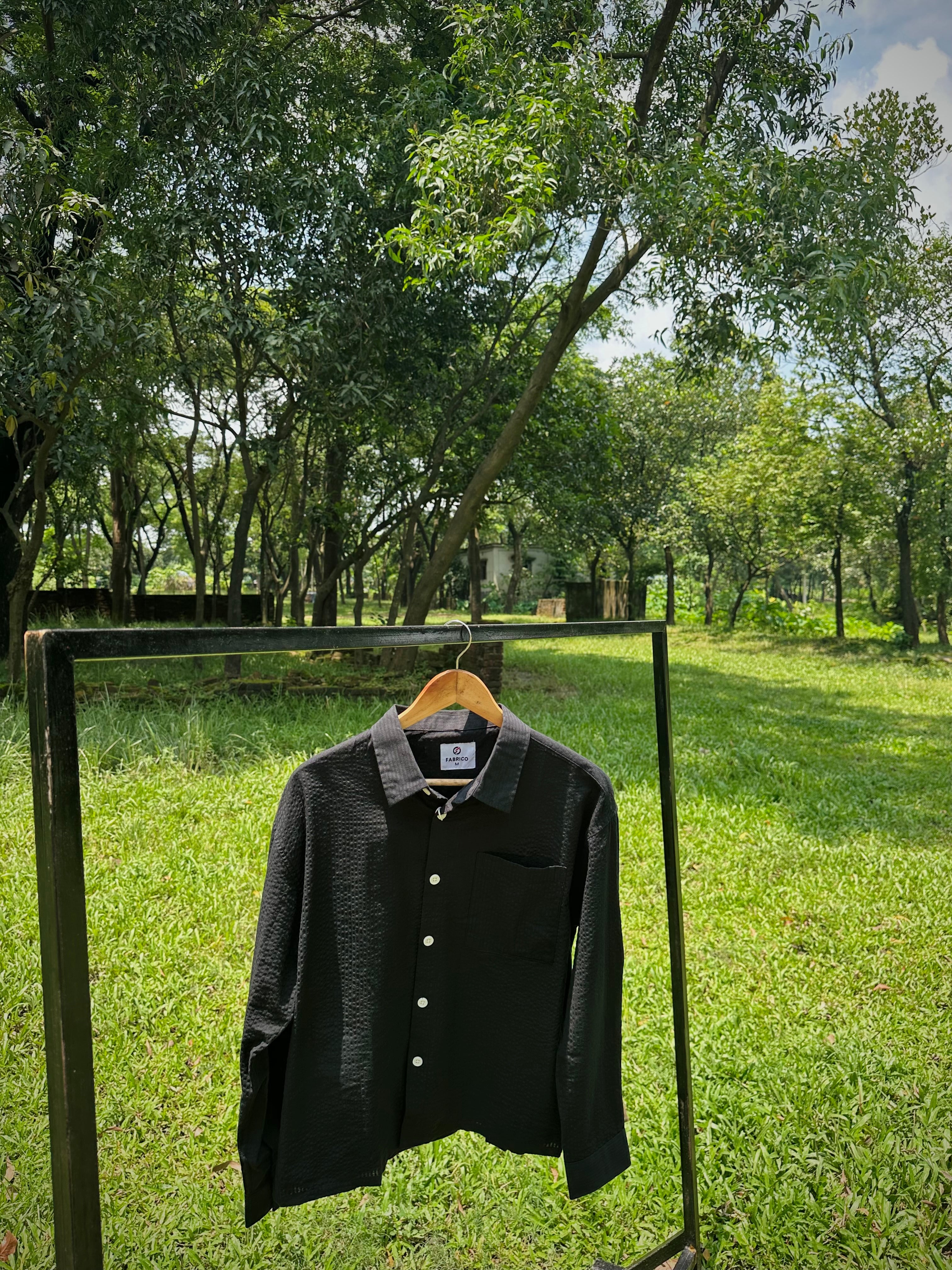 TreeWear Black boxy shirt
