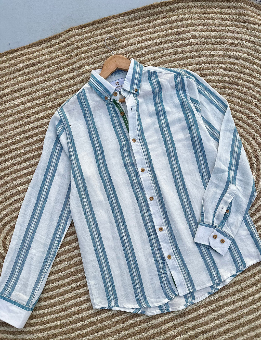Sage Coast Stripe Shirt