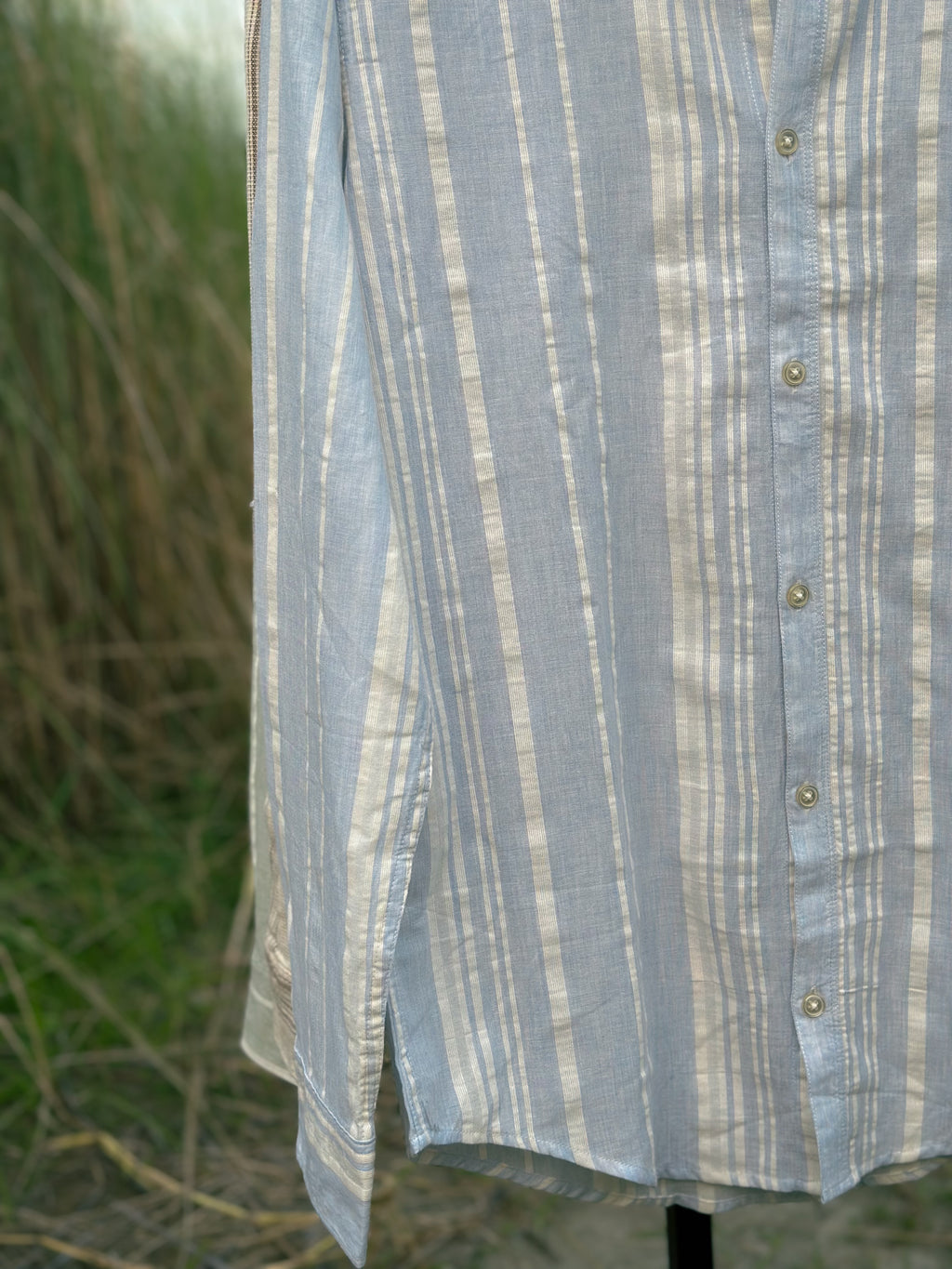 ck blue stripe shirt