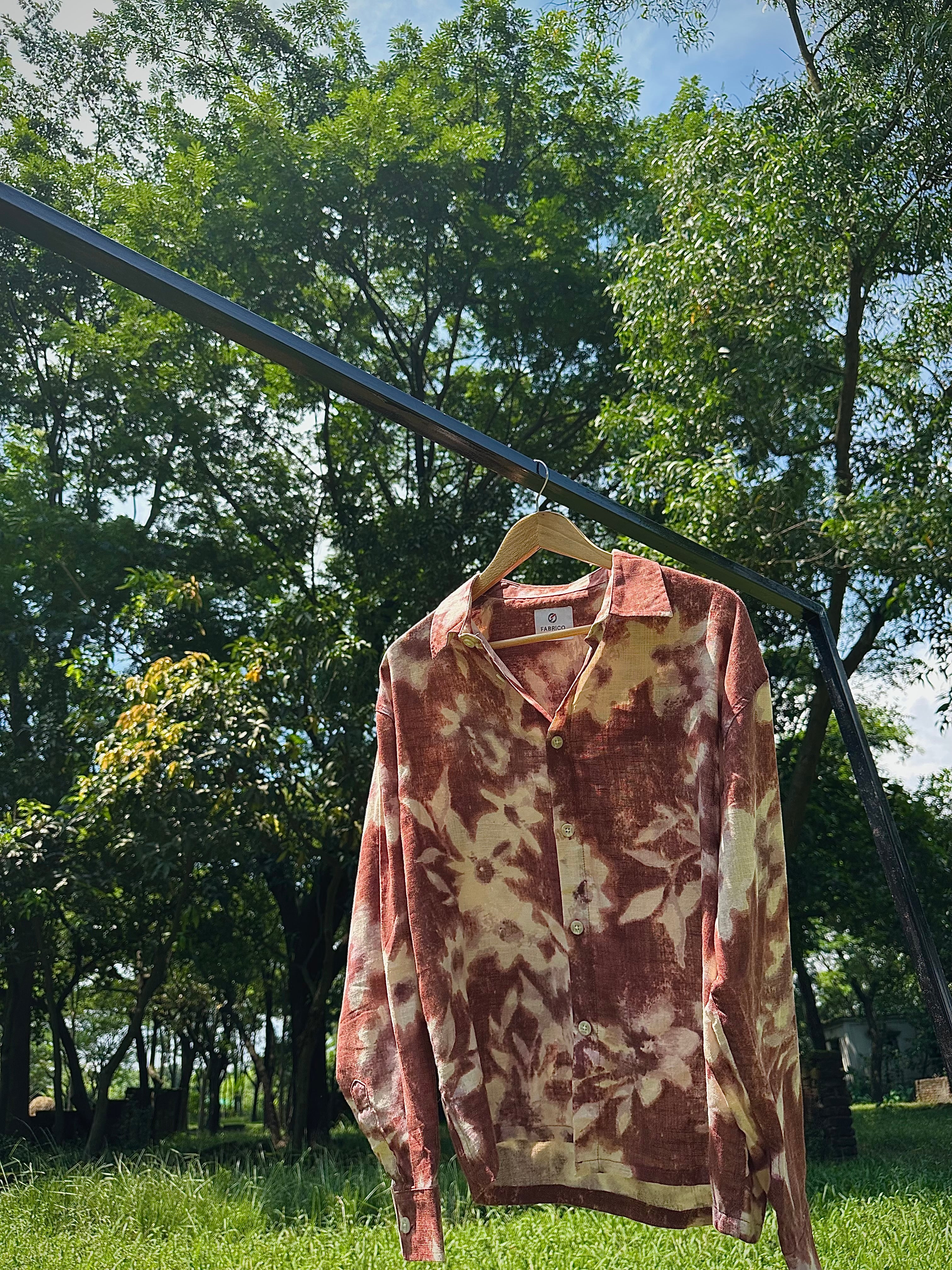 TreeWear printed boxy shirt