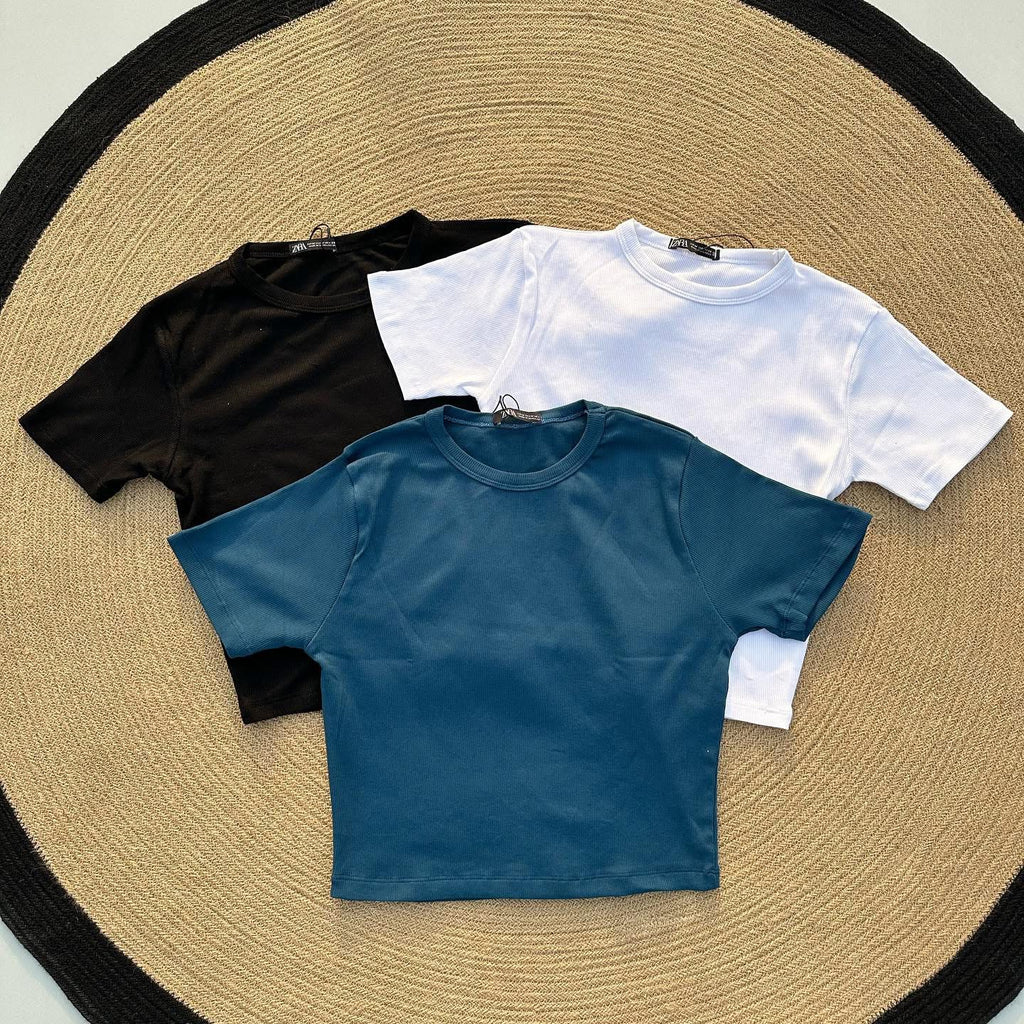 Basic Semi Crop Top