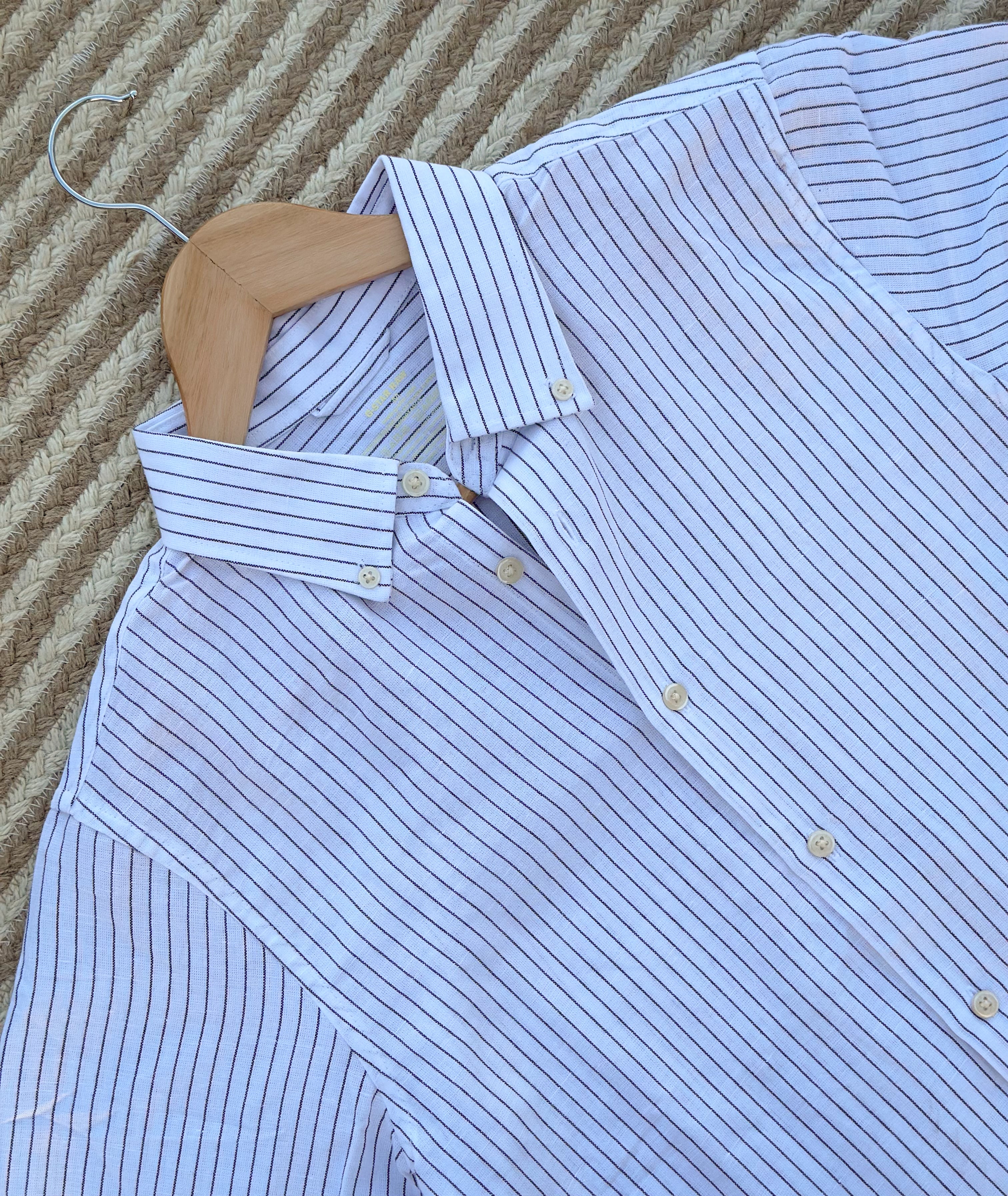 Hugo boss white stripe