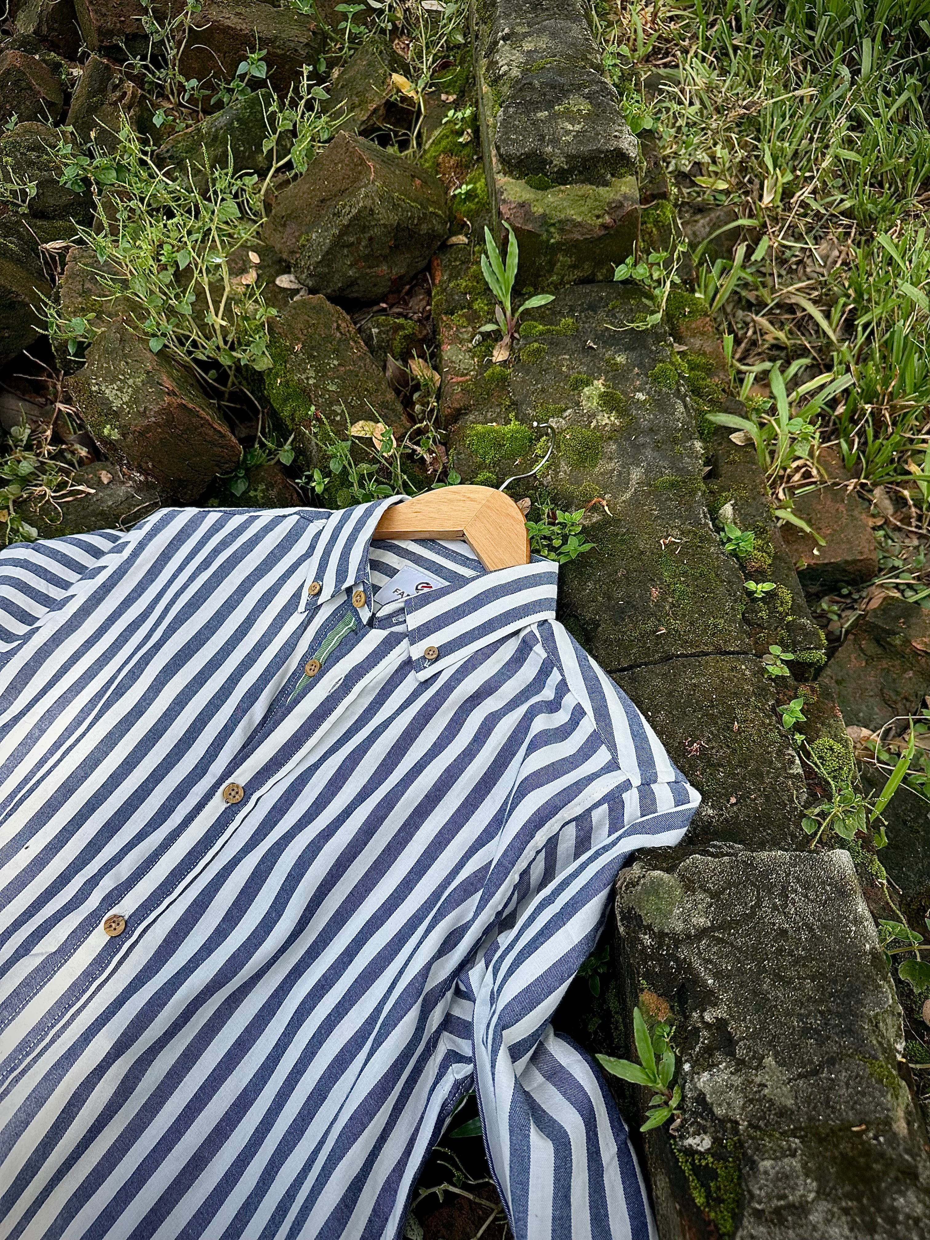 Seaside Stripe Linen Shirt