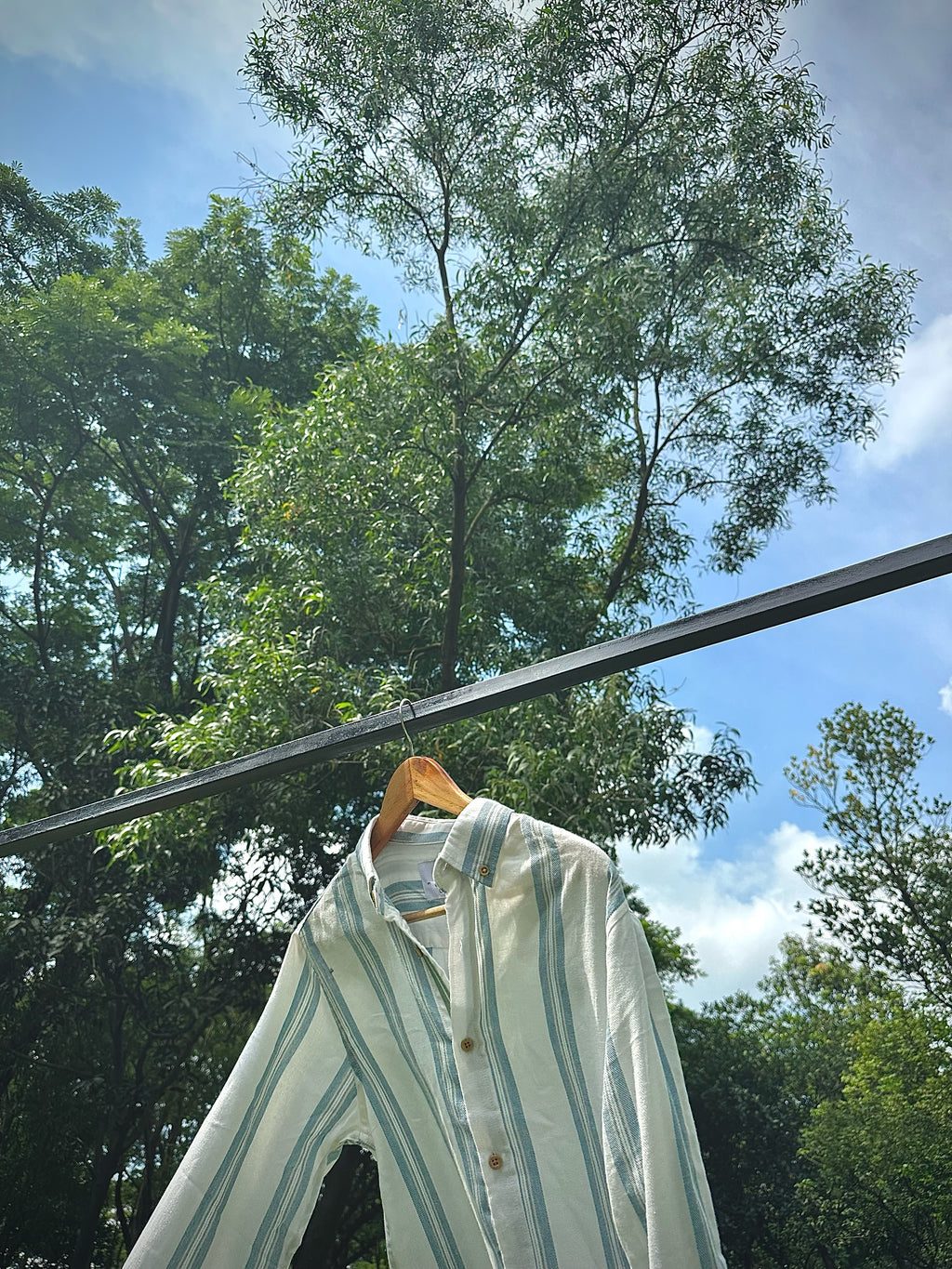 Sage Coast Stripe Shirt