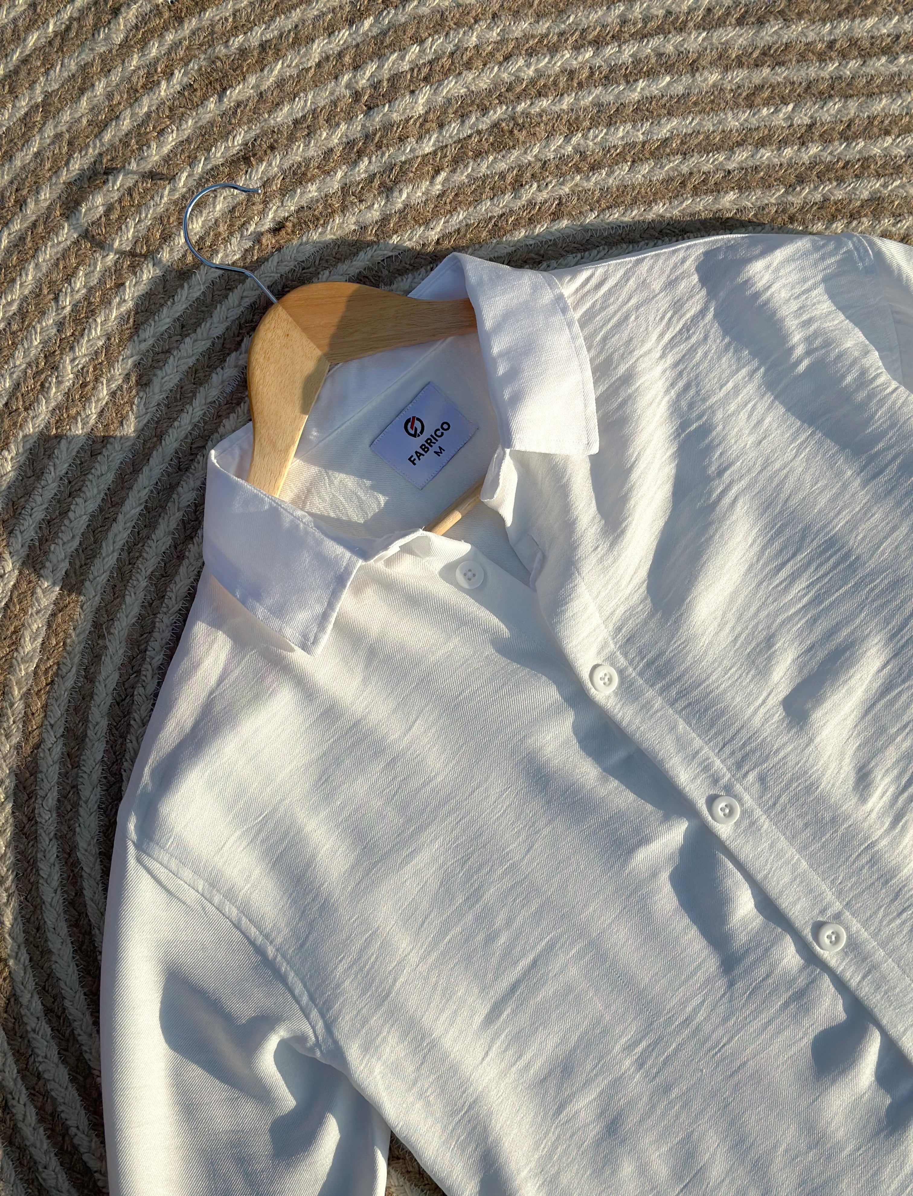White boxy shirt