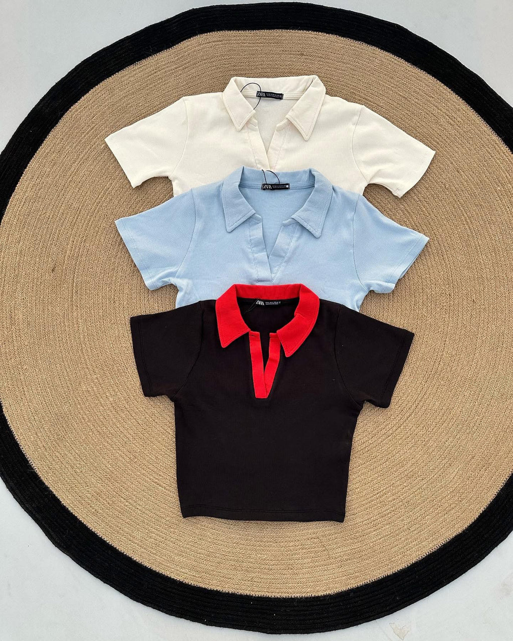 Short Sleeve V Neck Polo