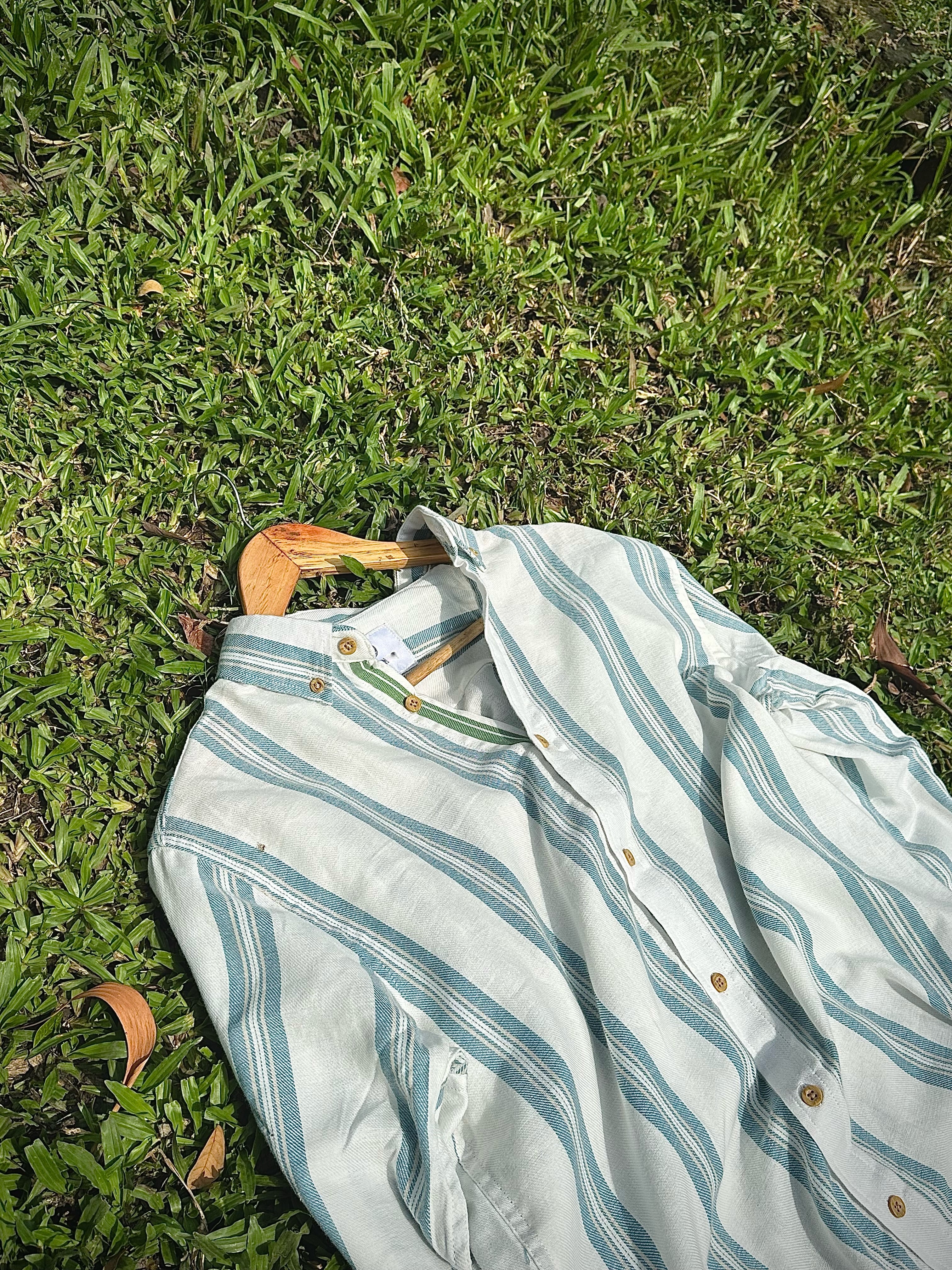Sage Coast Stripe Shirt