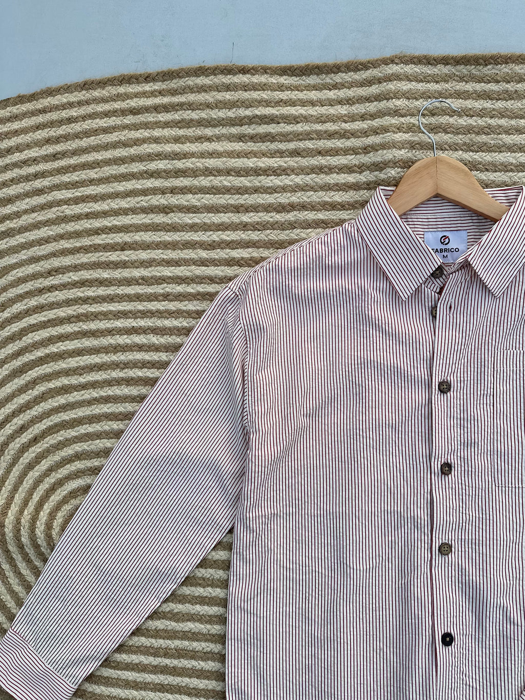 Unisex Red check boxy shirt