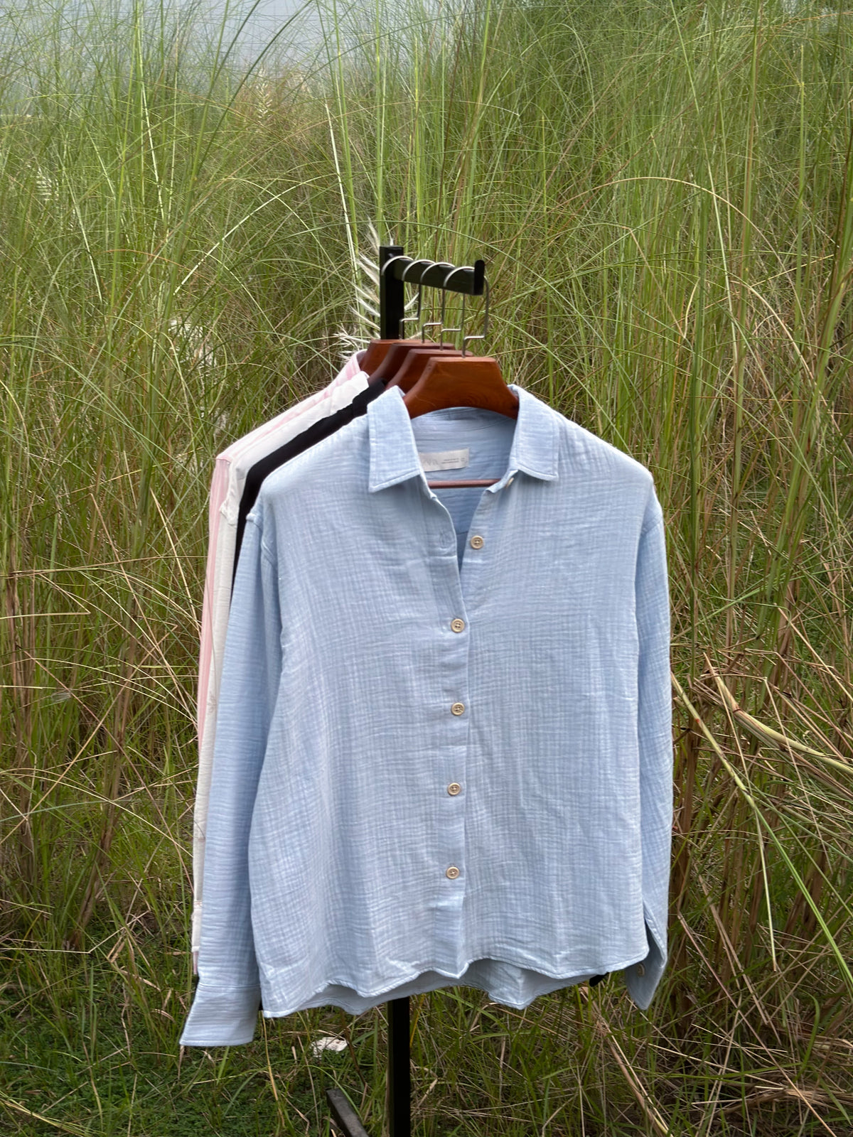 Sky Line Boxy Fit Shirt