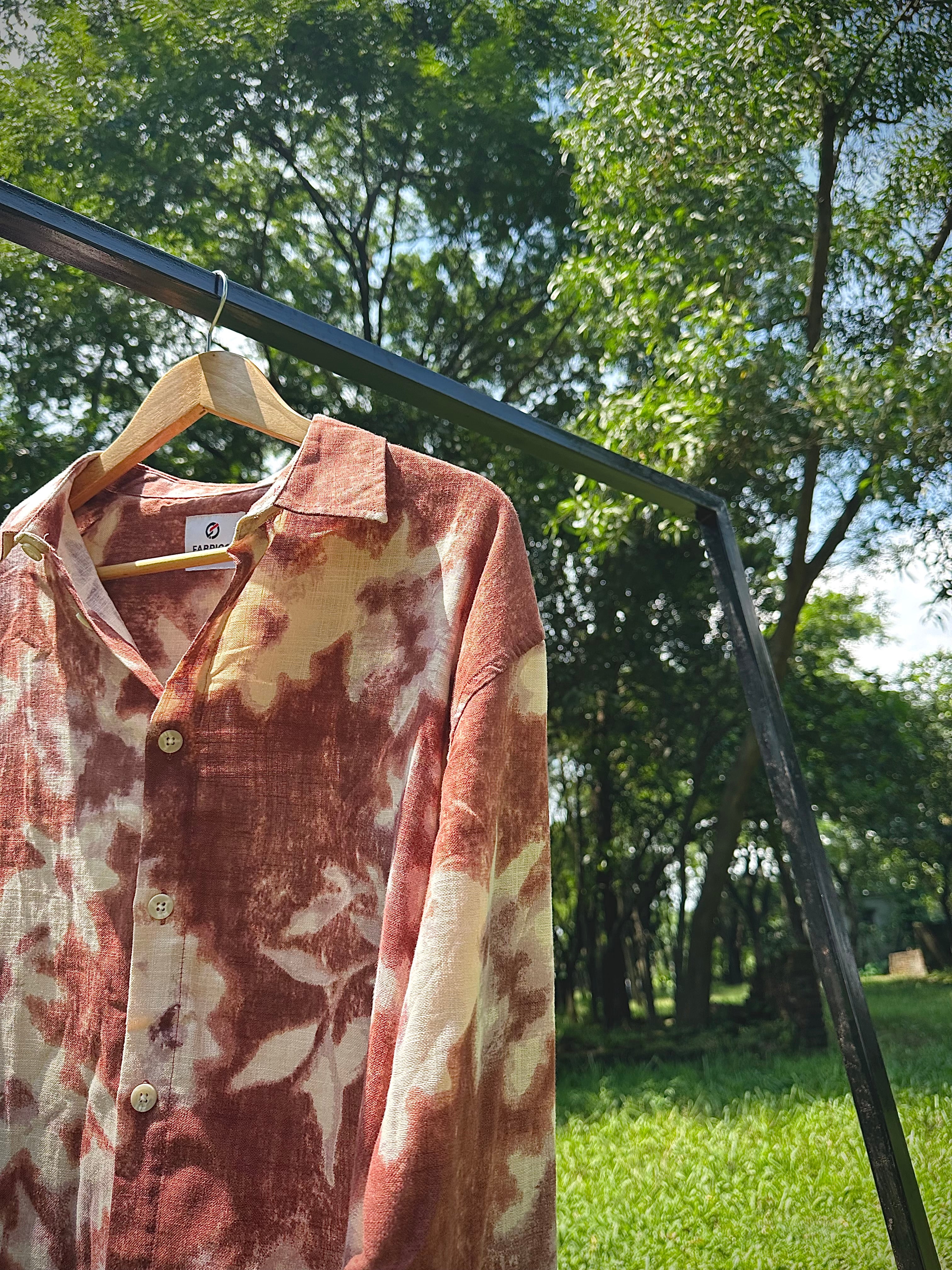 TreeWear printed boxy shirt