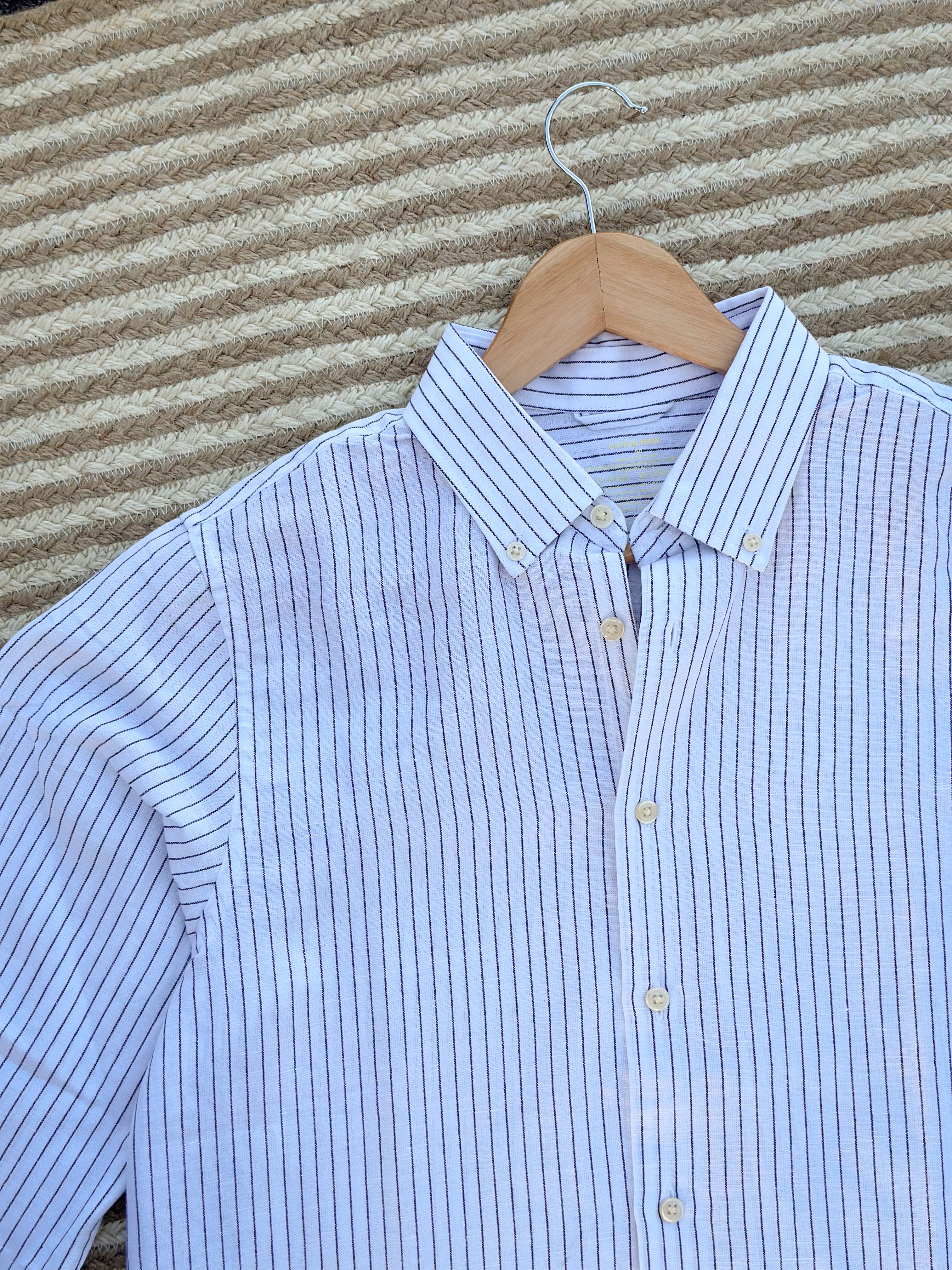 Hugo boss white stripe