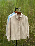 Dune Stripe Boxy Fit Shirt
