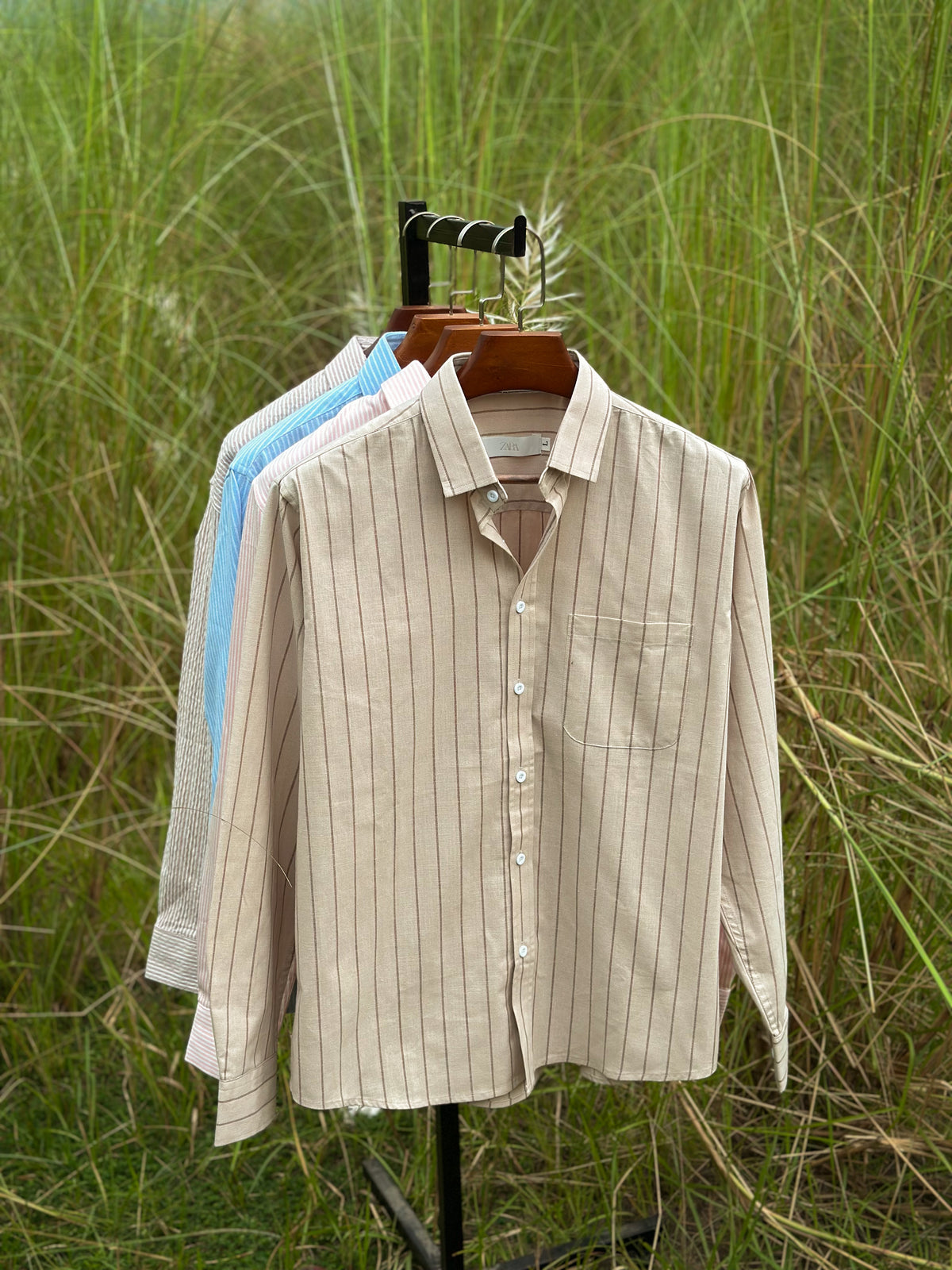 Dune Stripe Boxy Fit Shirt