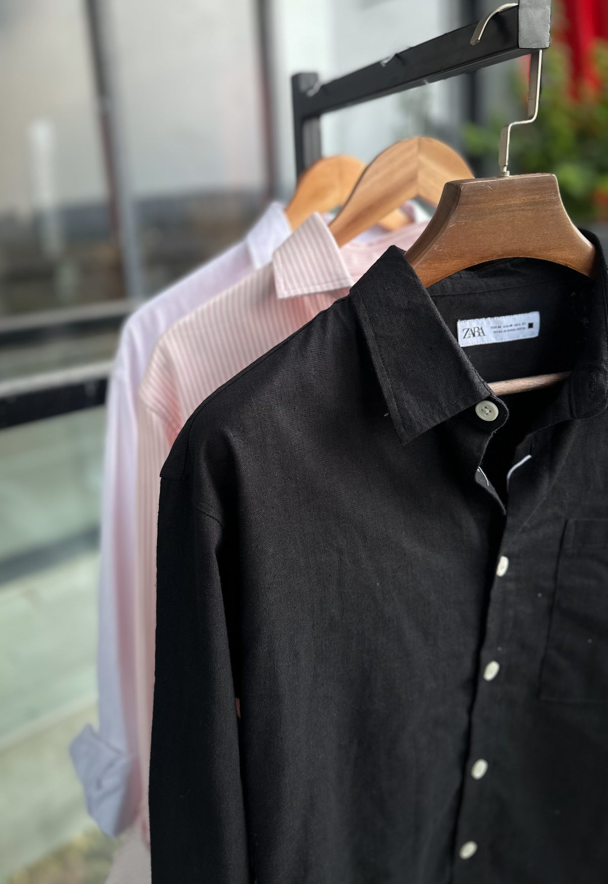Black boxy shirt