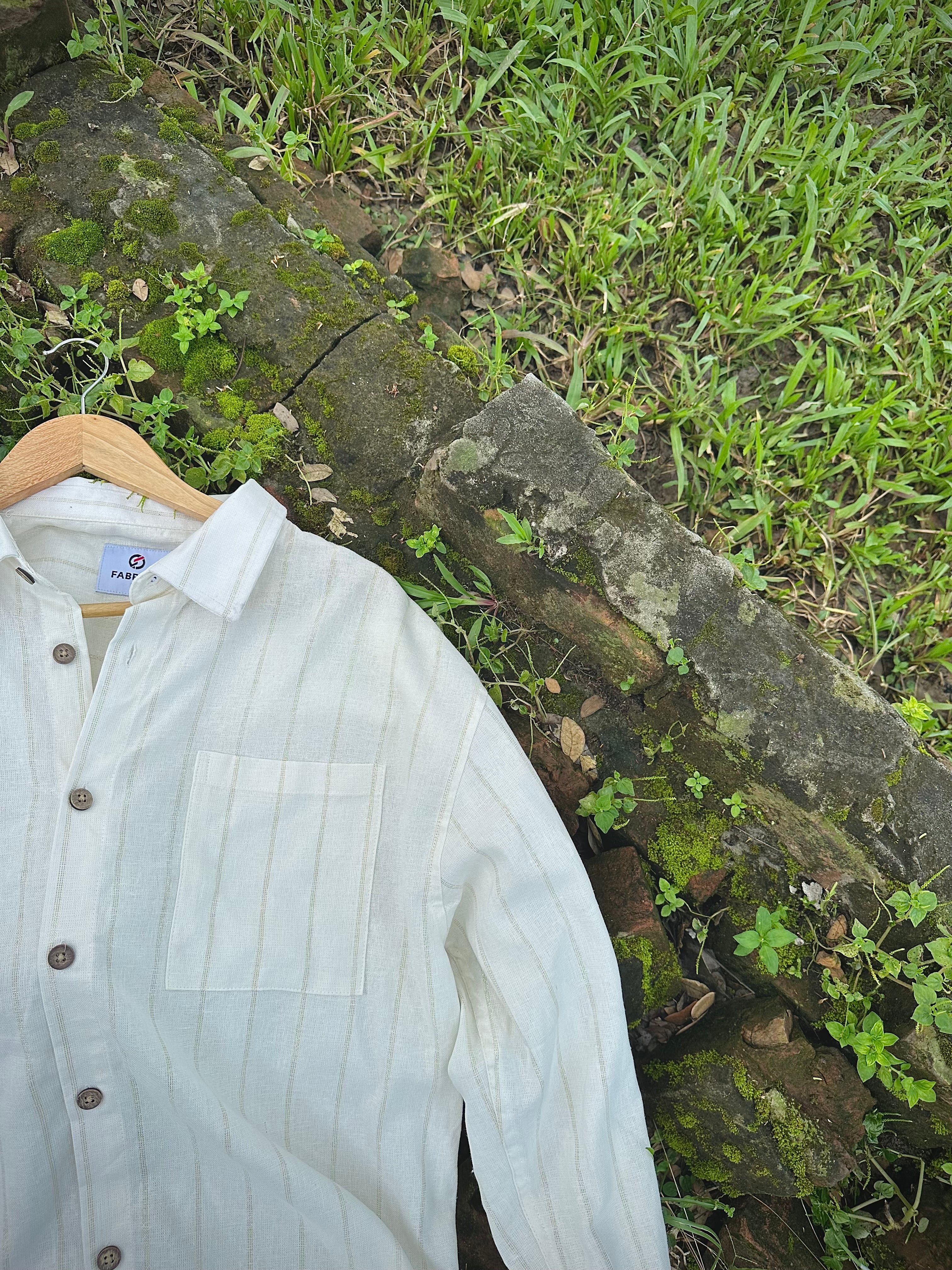 TreeWear White boxy shirt