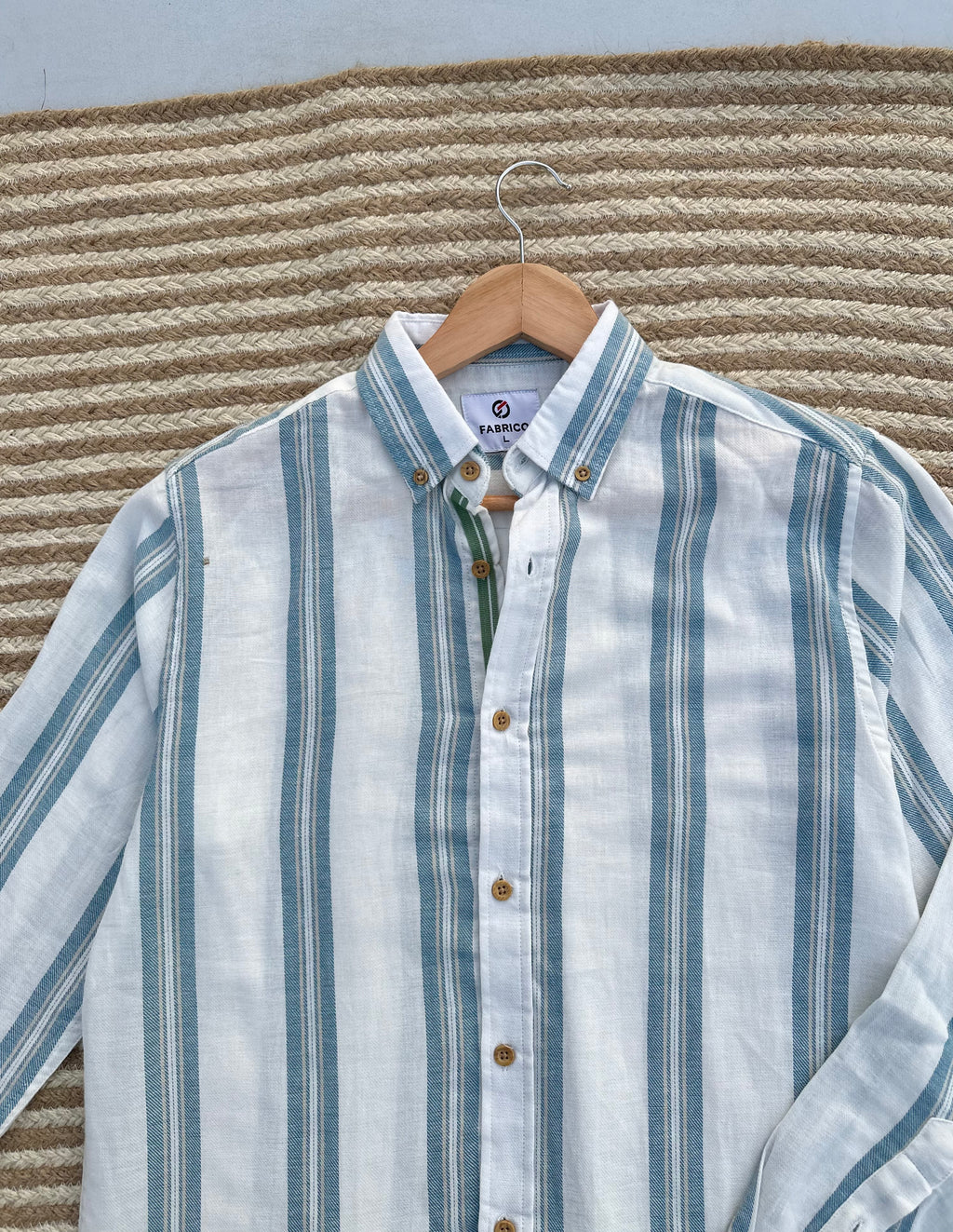 Sage Coast Stripe Shirt