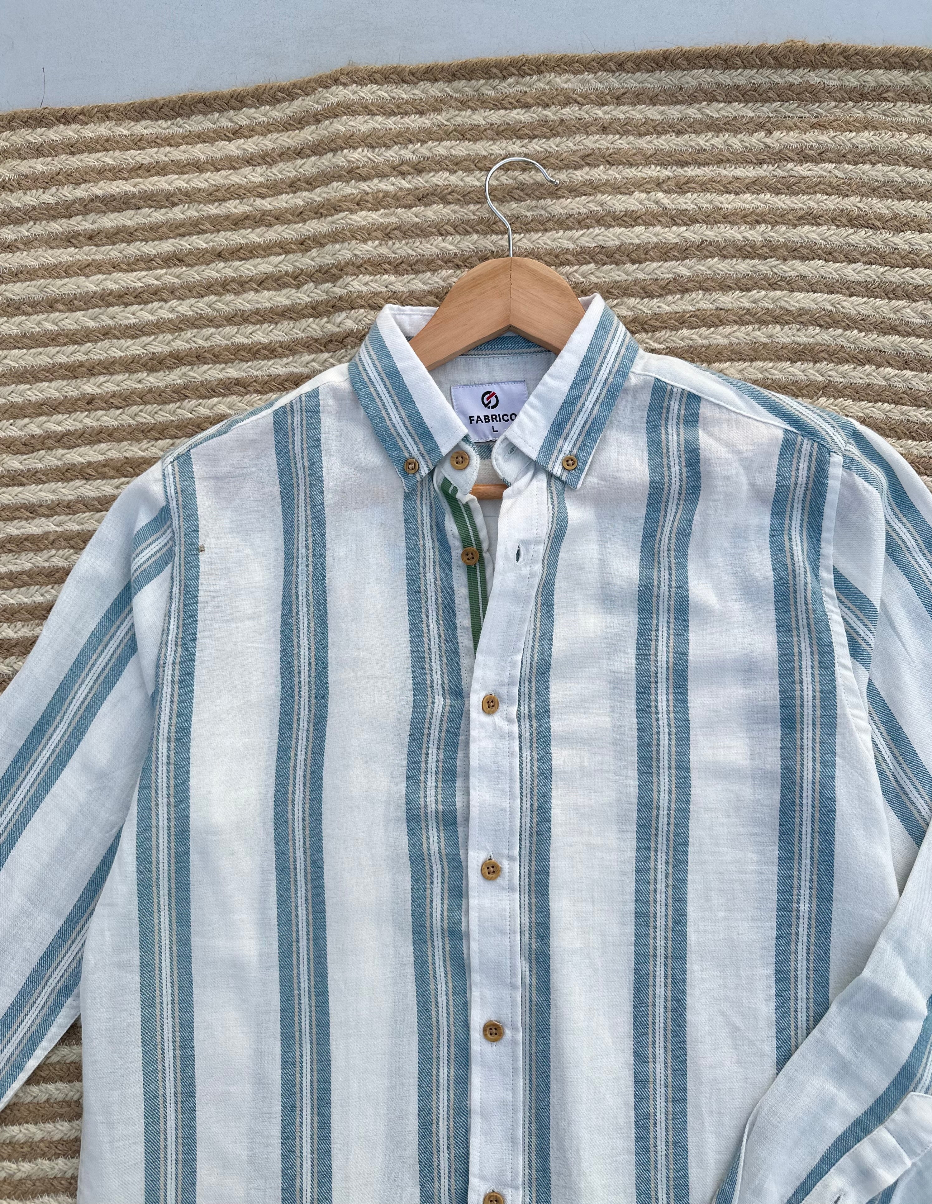 Sage Coast Stripe Shirt