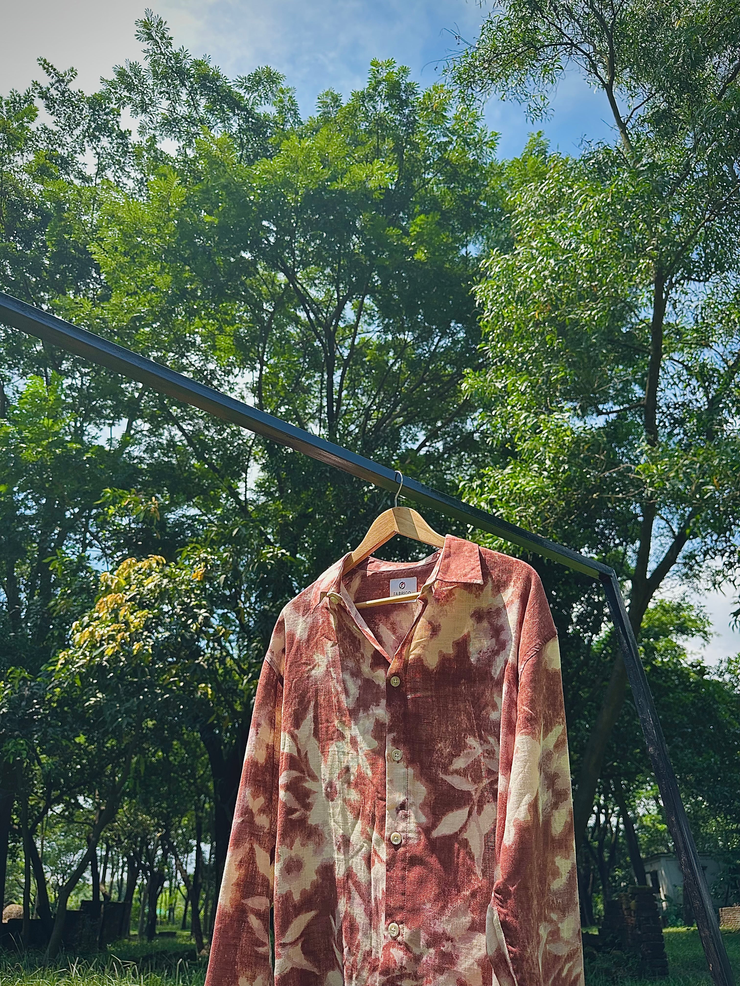 TreeWear printed boxy shirt