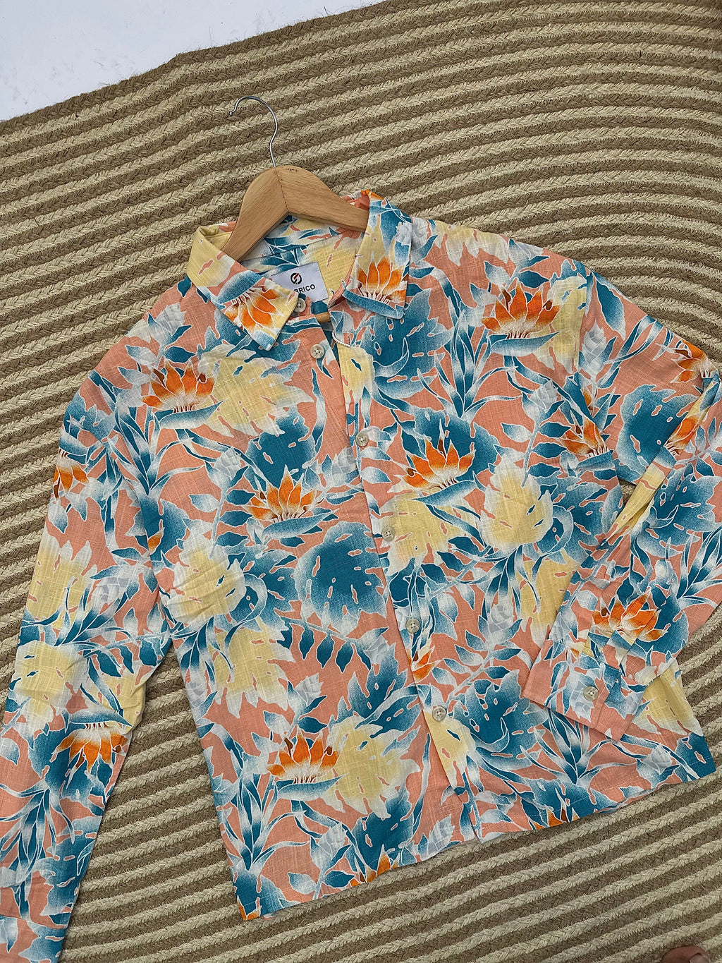 Sunset Floral Boxy Shirt