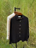 Black Streetwear Boxy Fit Shirt