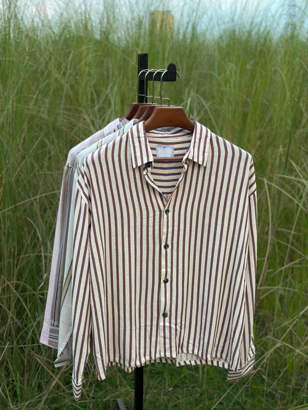 TreeWear stripe boxy fit shirt