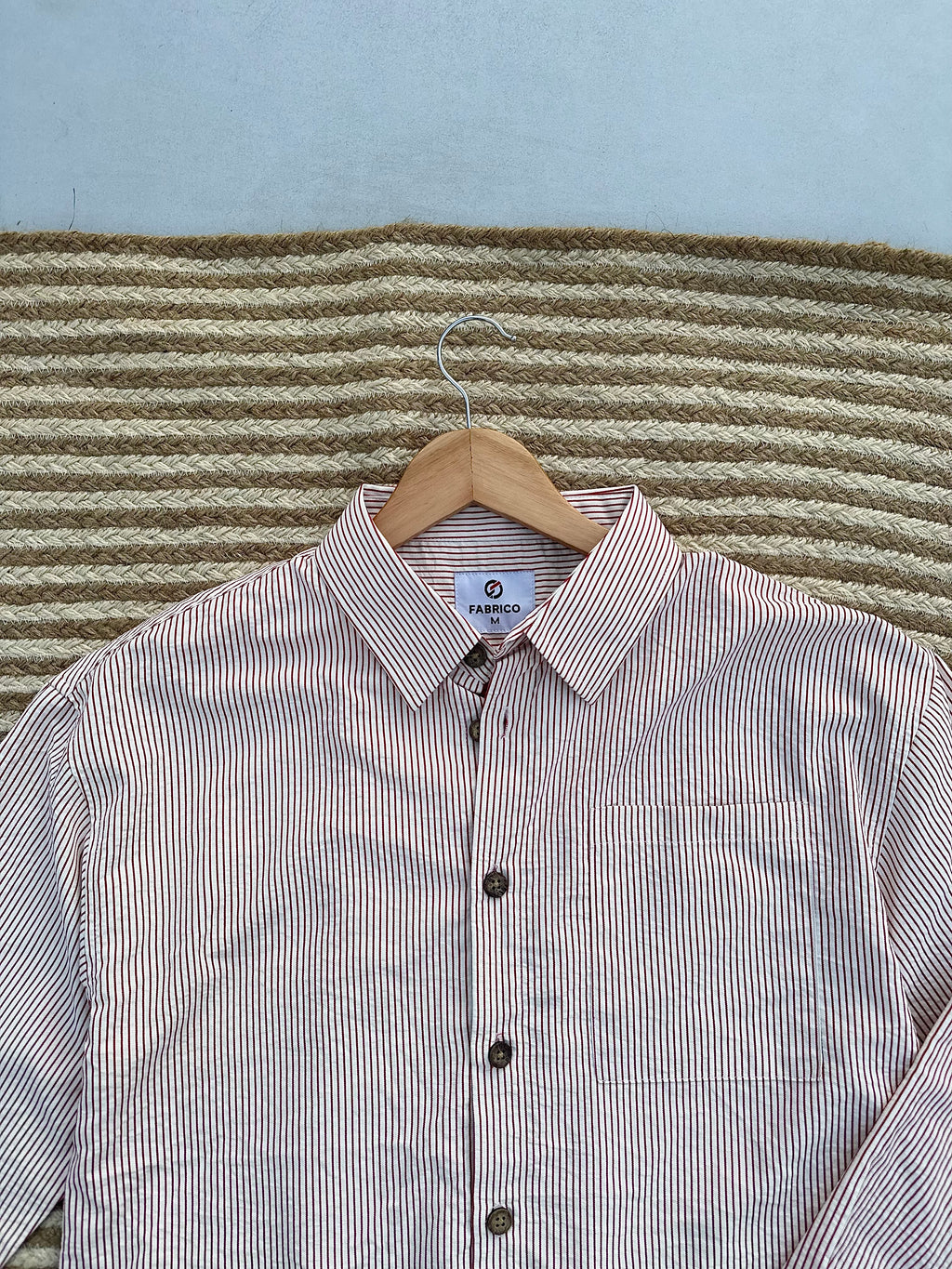 Unisex Red check boxy shirt