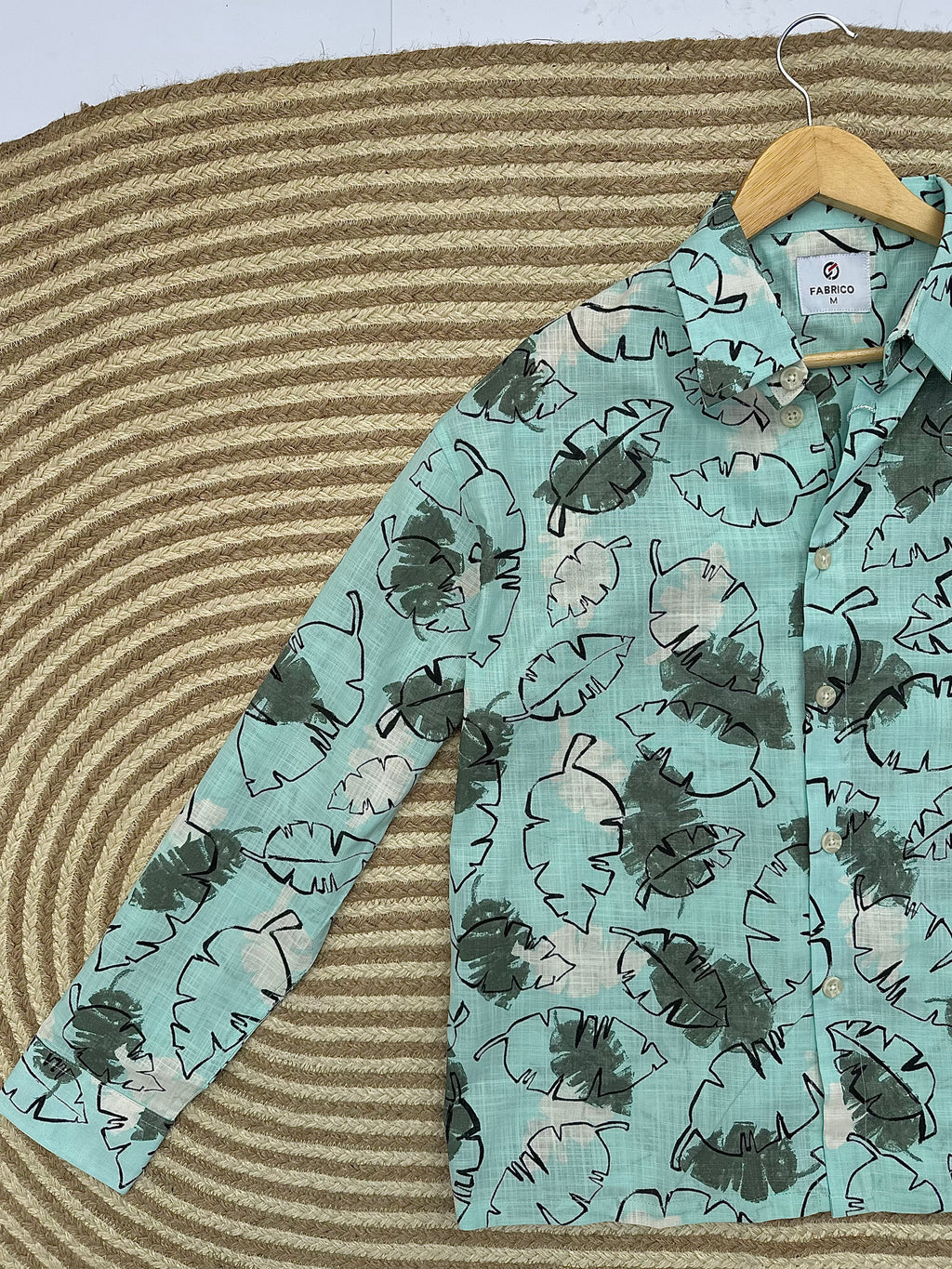 Mint Leaf Sketch Boxy Shirt