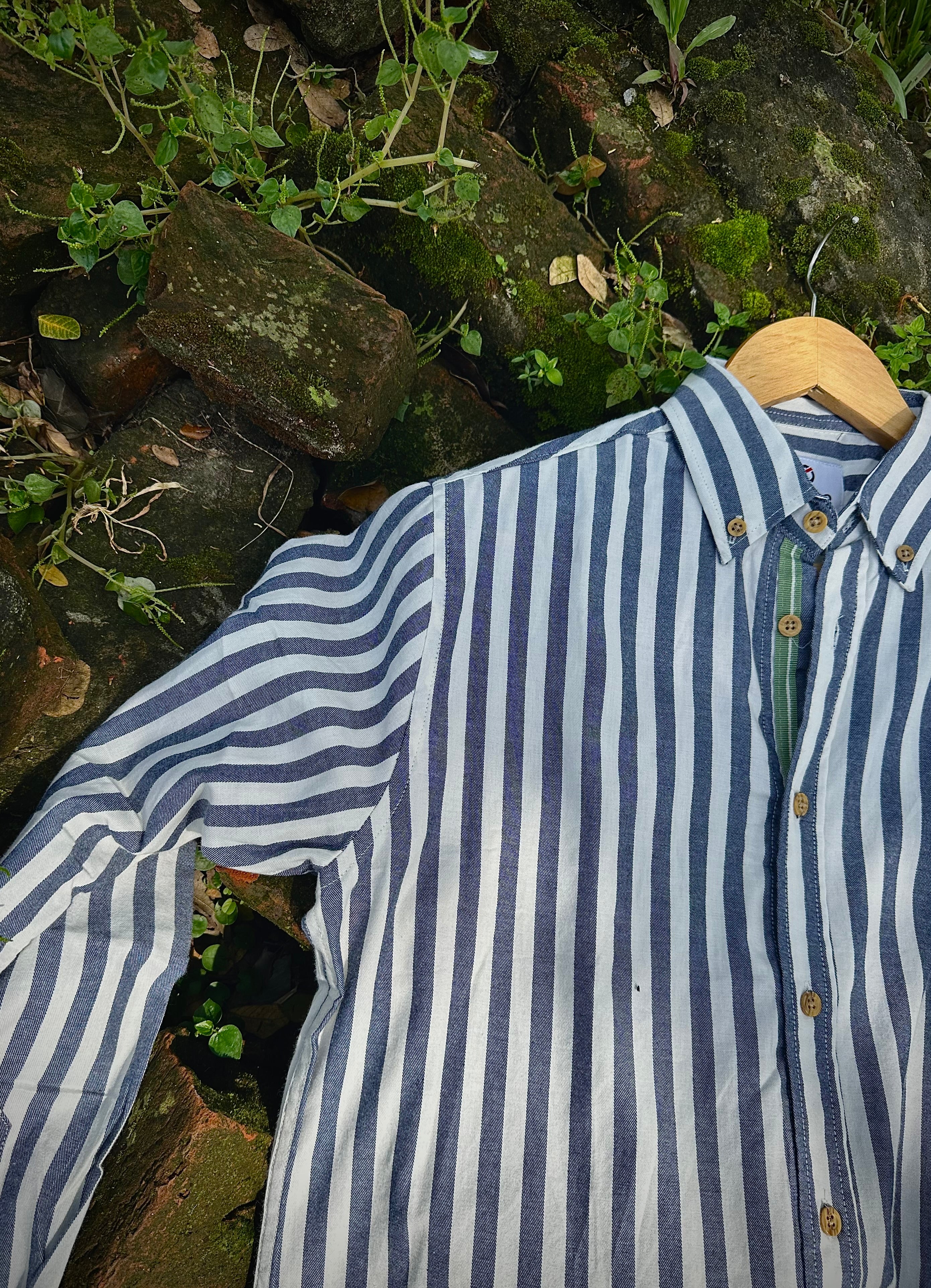 Seaside Stripe Linen Shirt