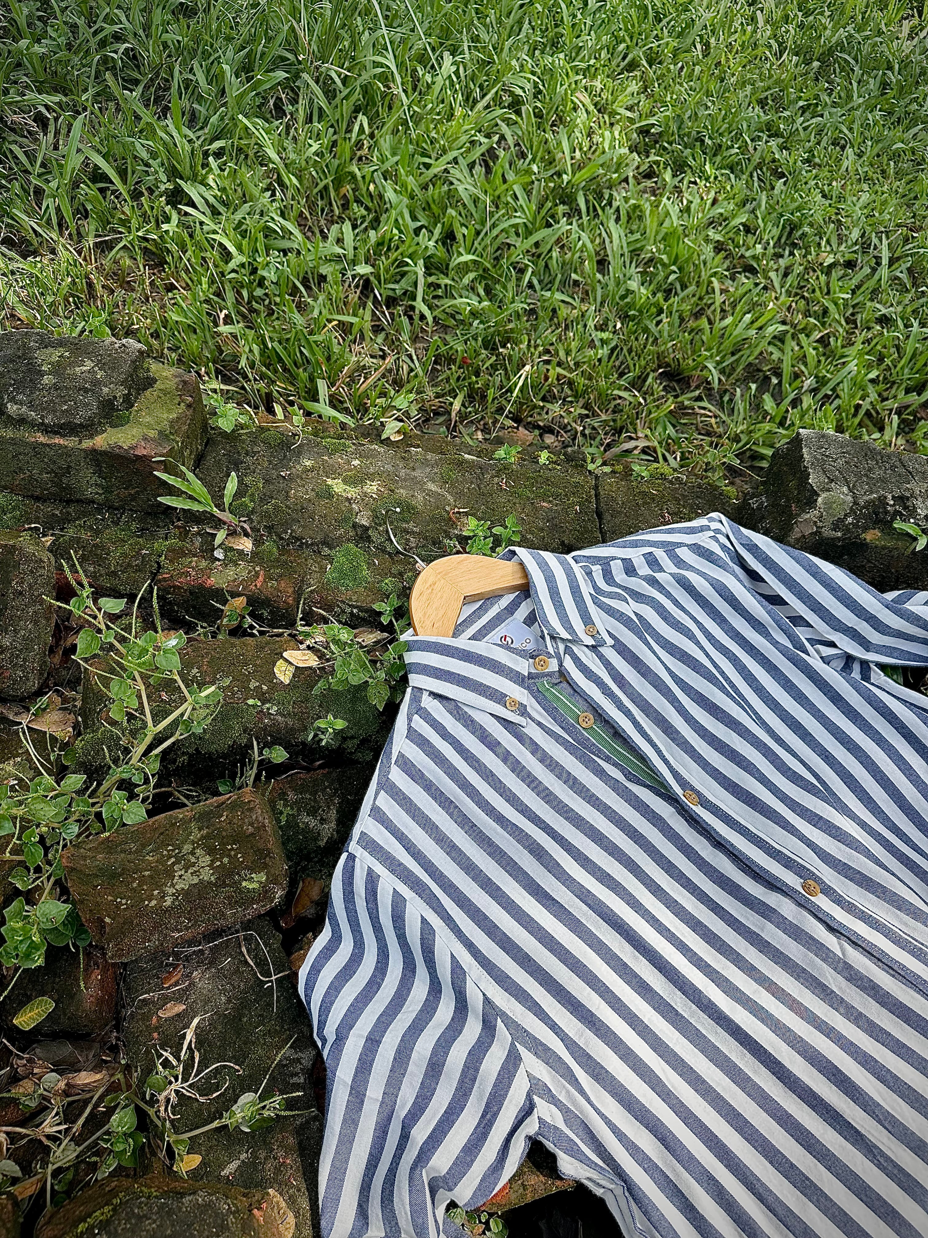 Seaside Stripe Linen Shirt