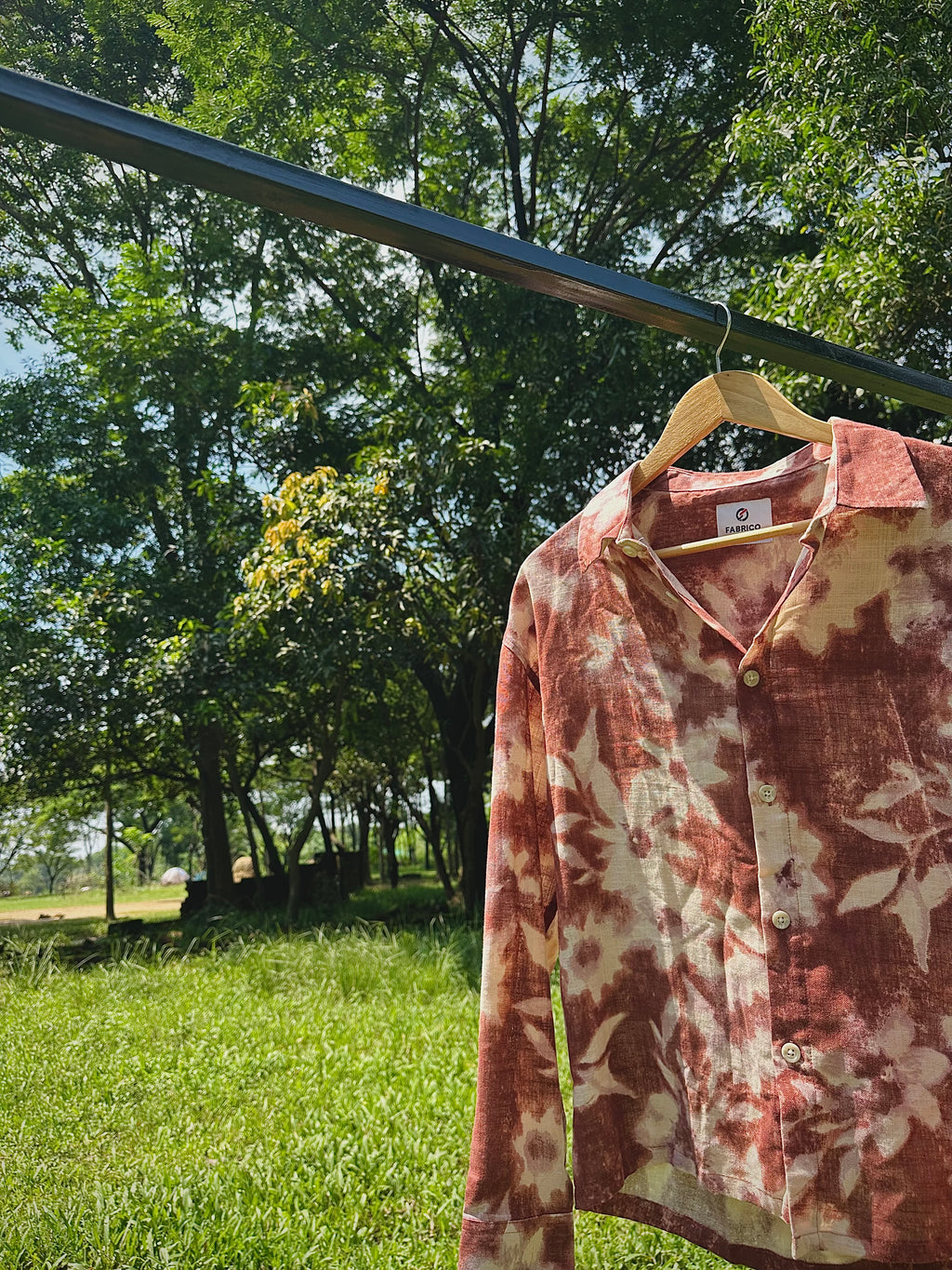 TreeWear printed boxy shirt