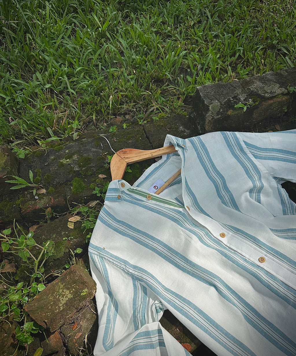 Sage Coast Stripe Shirt