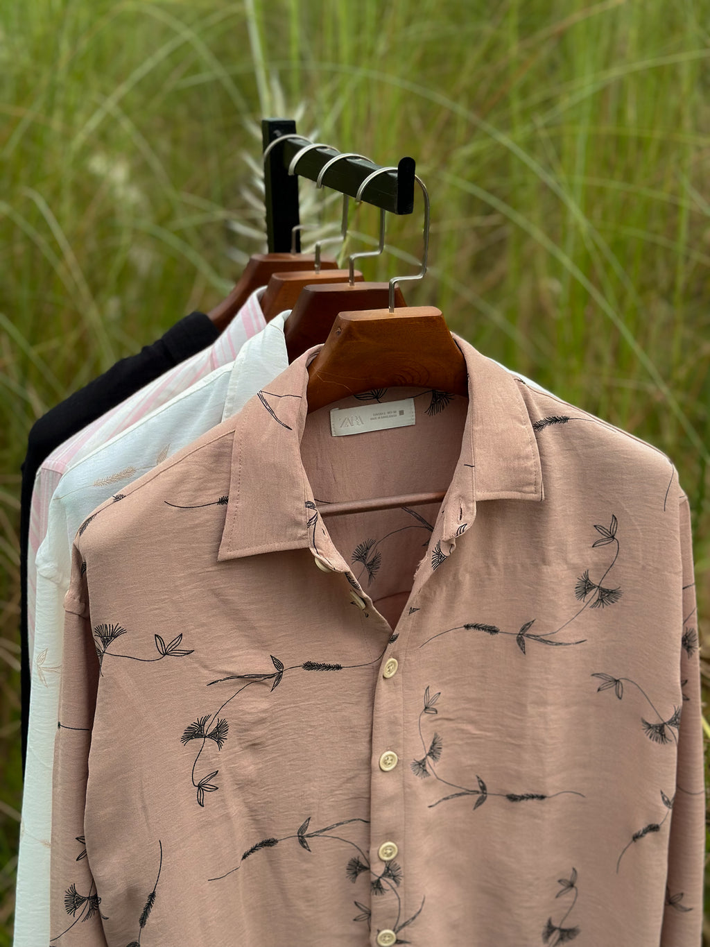 BabyPink printed boxy fit