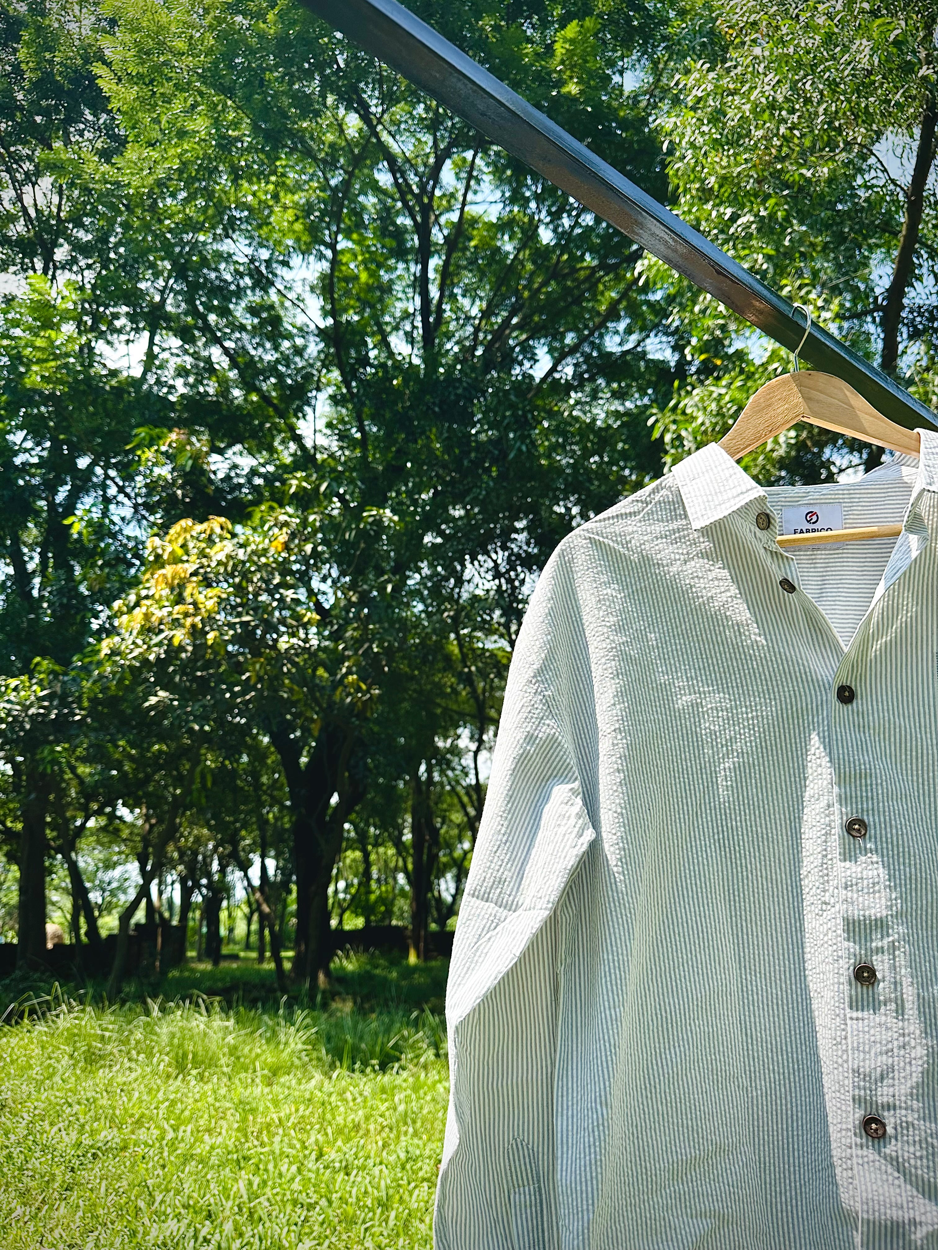 White check boxy shirt