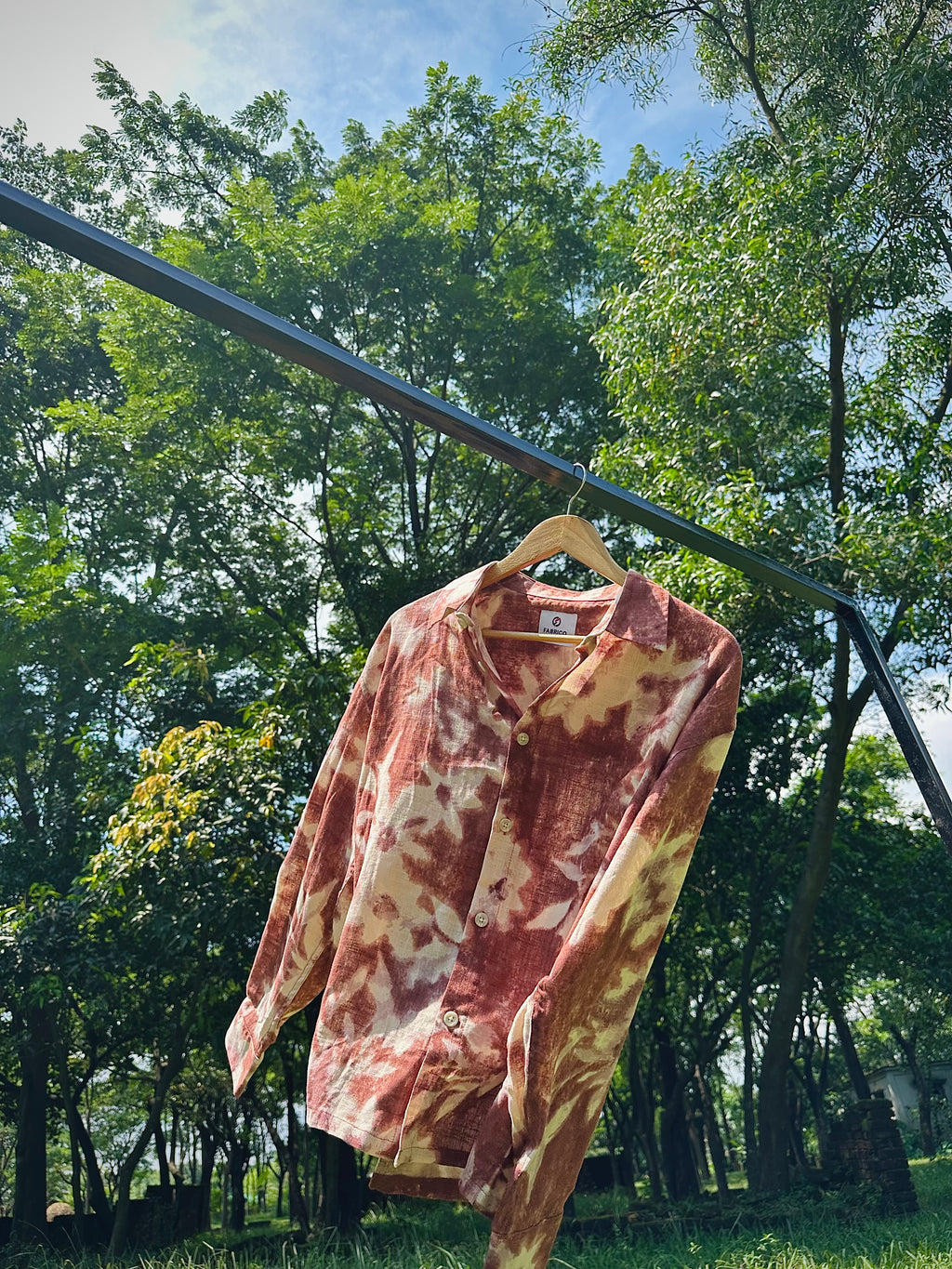 TreeWear printed boxy shirt