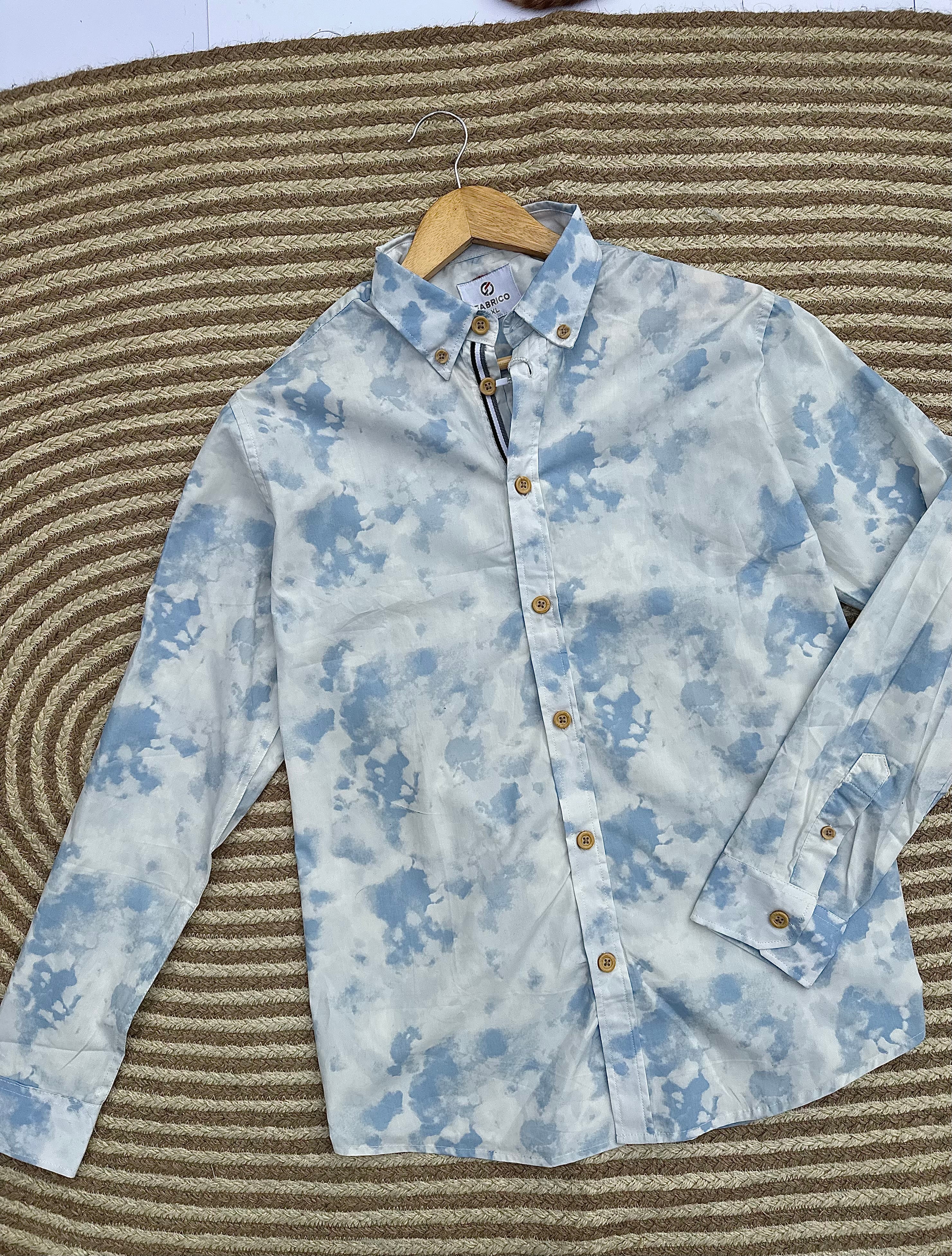 Cloudwash Blue Button-Down Shirt
