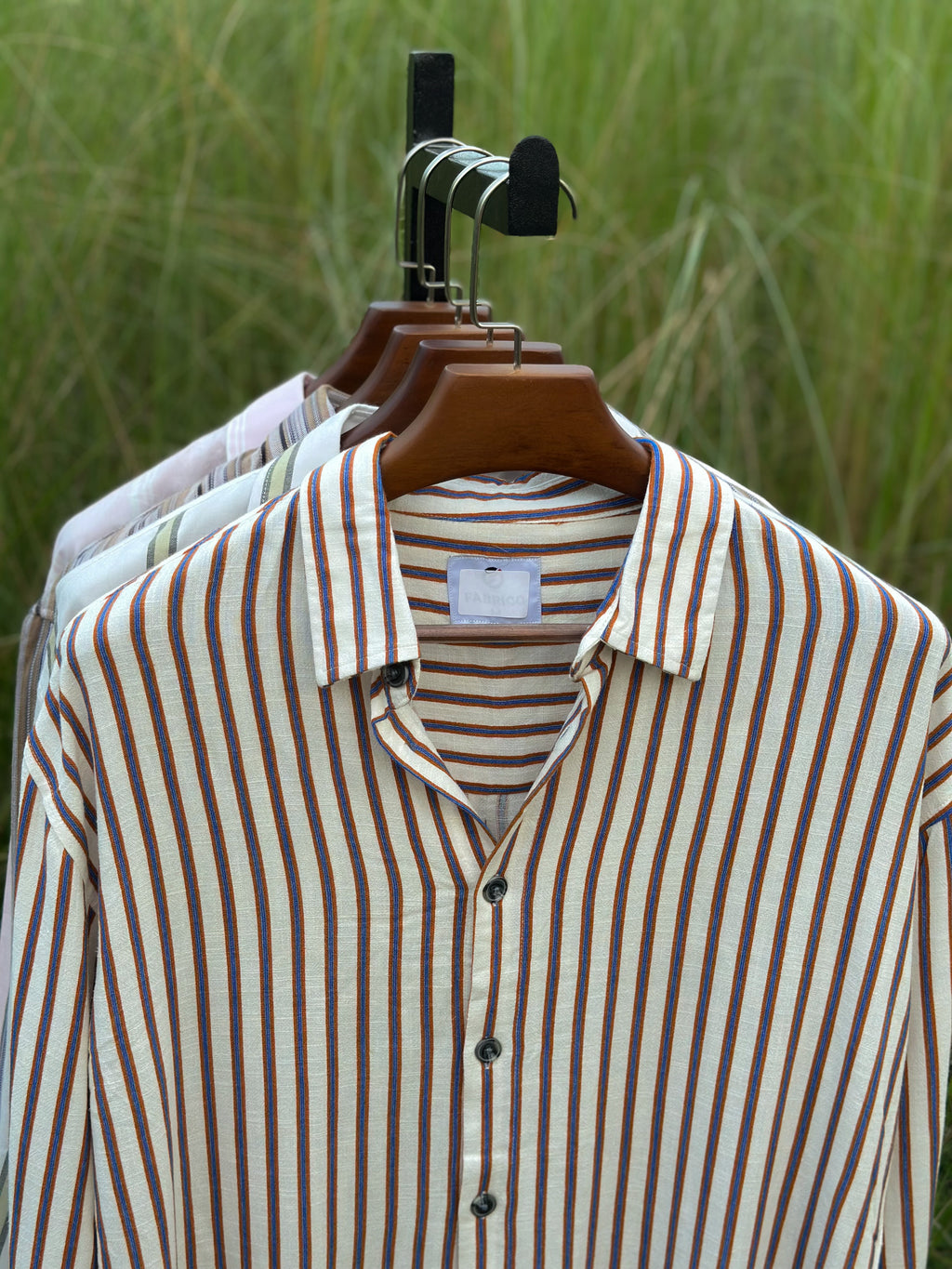 TreeWear stripe boxy fit shirt