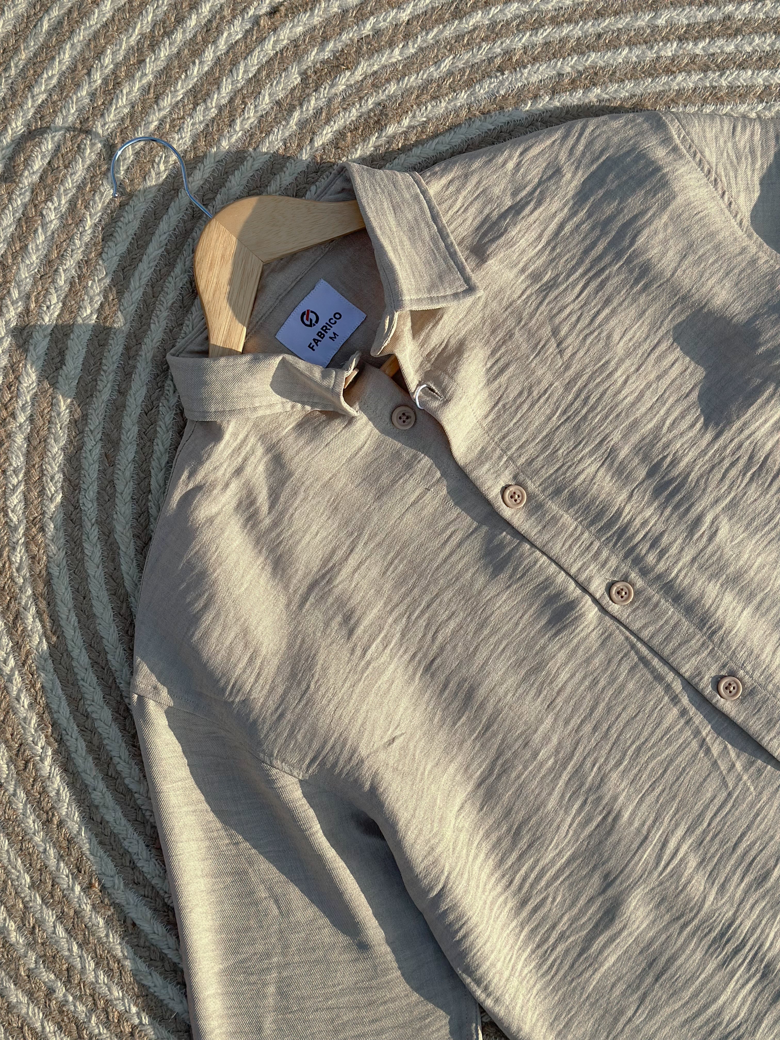 Off-white boxy shirt