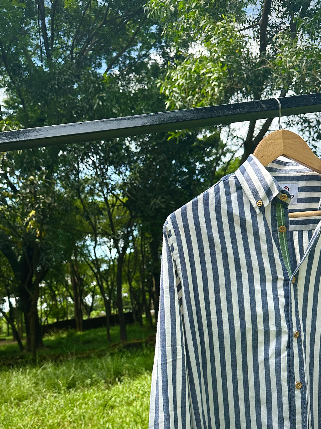 Seaside Stripe Linen Shirt